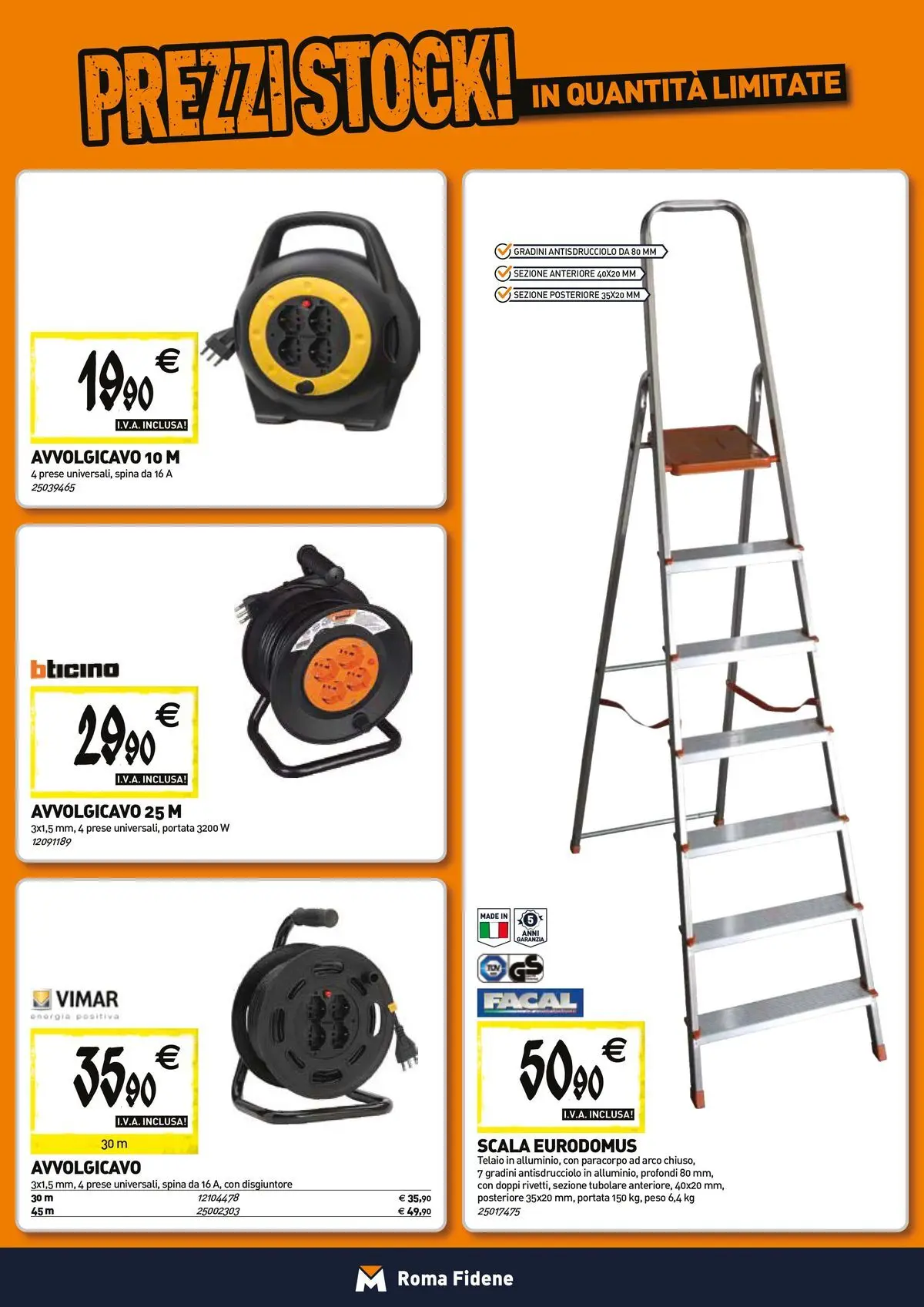 Nuovo TECNOMAT - Straordinari prezzi stock! dal 23/04/2026 > offerte anteprima 🛍️ | Pagina: 14 | Prodotti: Scala