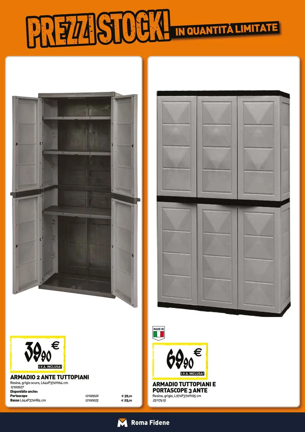 Nuovo TECNOMAT - Straordinari prezzi stock! dal 23/04/2026 > offerte anteprima 🛍️ | Pagina: 17 | Prodotti: Armadio