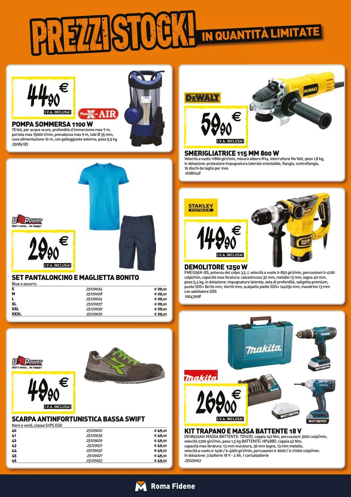 Nuovo TECNOMAT - Straordinari prezzi stock! dal 23/04/2026 > offerte anteprima 🛍️ | Pagina: 20 | Prodotti: Smerigliatrice, Valigetta, Batterie, Caricabatterie