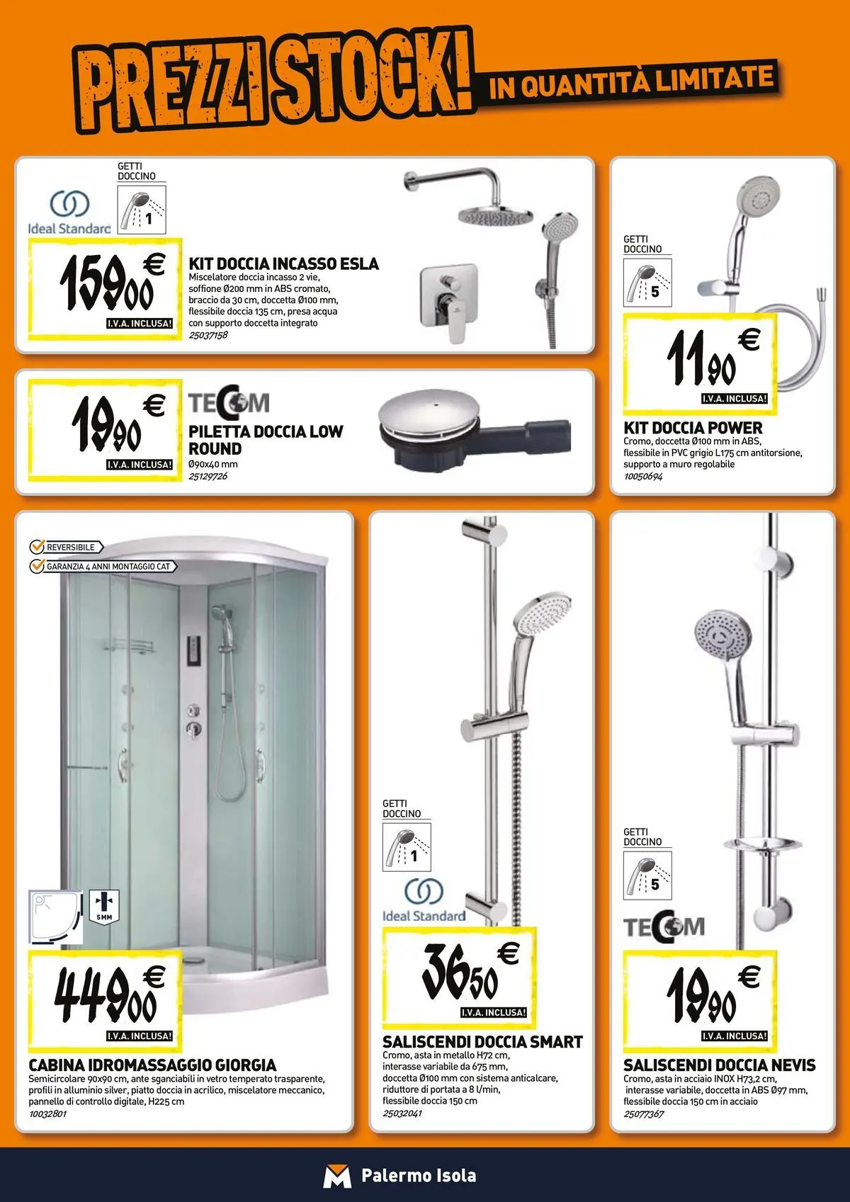 Nuovo TECNOMAT - Straordinari prezzi stock! dal 23/04/2026 > offerte anteprima 🛍️ | Pagina: 3 | Prodotti: Miscelatore, Alluminio, Presa, Doccia