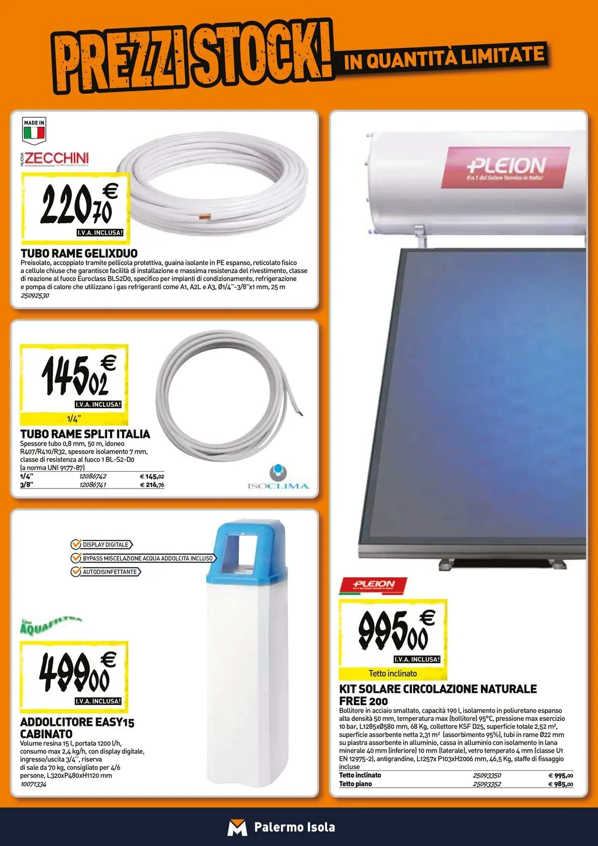Nuovo TECNOMAT - Straordinari prezzi stock! dal 23/04/2026 > offerte anteprima 🛍️ | Pagina: 7 | Prodotti: Acqua, Tubo, Pellicola, Alluminio