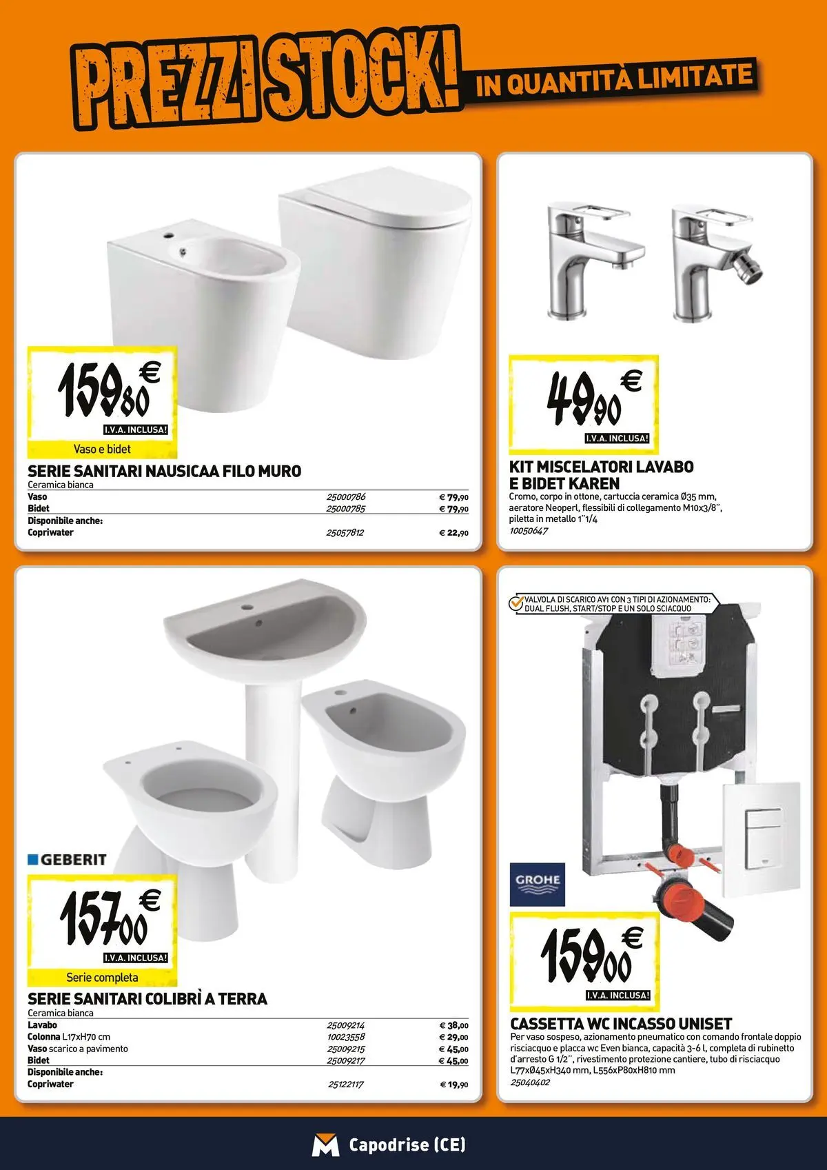 Nuovo TECNOMAT - Straordinari prezzi stock! dal 23/04/2026 > offerte anteprima 🛍️ | Pagina: 5 | Prodotti: Pavimento, Tubo, Vaso, Terra