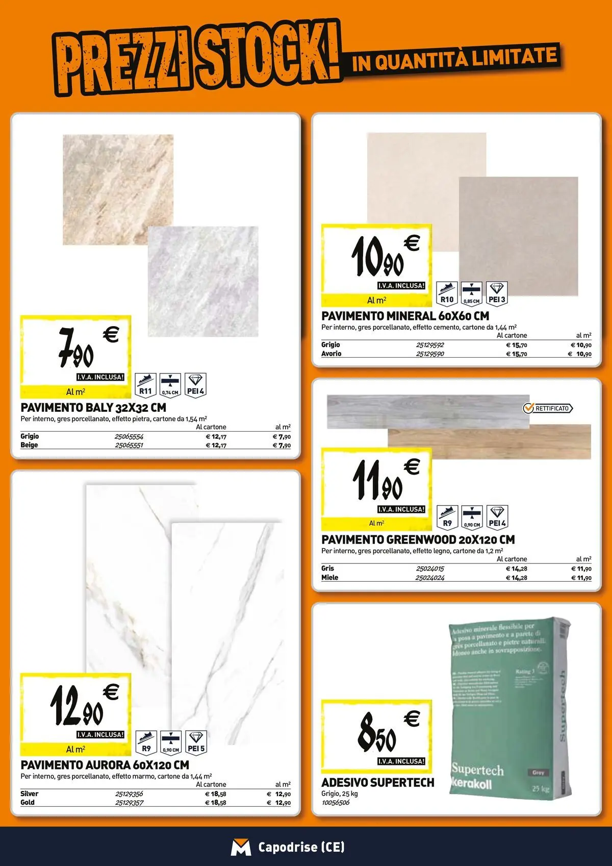 Nuovo TECNOMAT - Straordinari prezzi stock! dal 23/04/2026 > offerte anteprima 🛍️ | Pagina: 11 | Prodotti: Pavimento, Miele