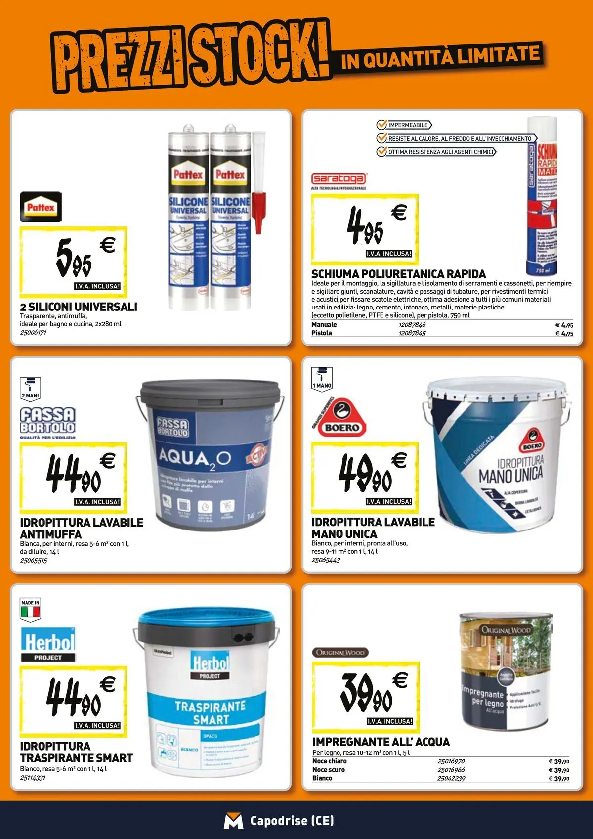 Nuovo TECNOMAT - Straordinari prezzi stock! dal 23/04/2026 > offerte anteprima 🛍️ | Pagina: 12 | Prodotti: Acqua, Impregnante, Silicone, Bagno