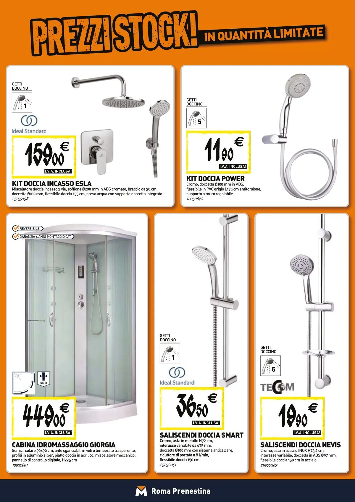 Nuovo TECNOMAT - Straordinari prezzi stock! dal 23/04/2026 > offerte anteprima 🛍️ | Pagina: 3 | Prodotti: Acqua, Piatto, Presa, Doccia