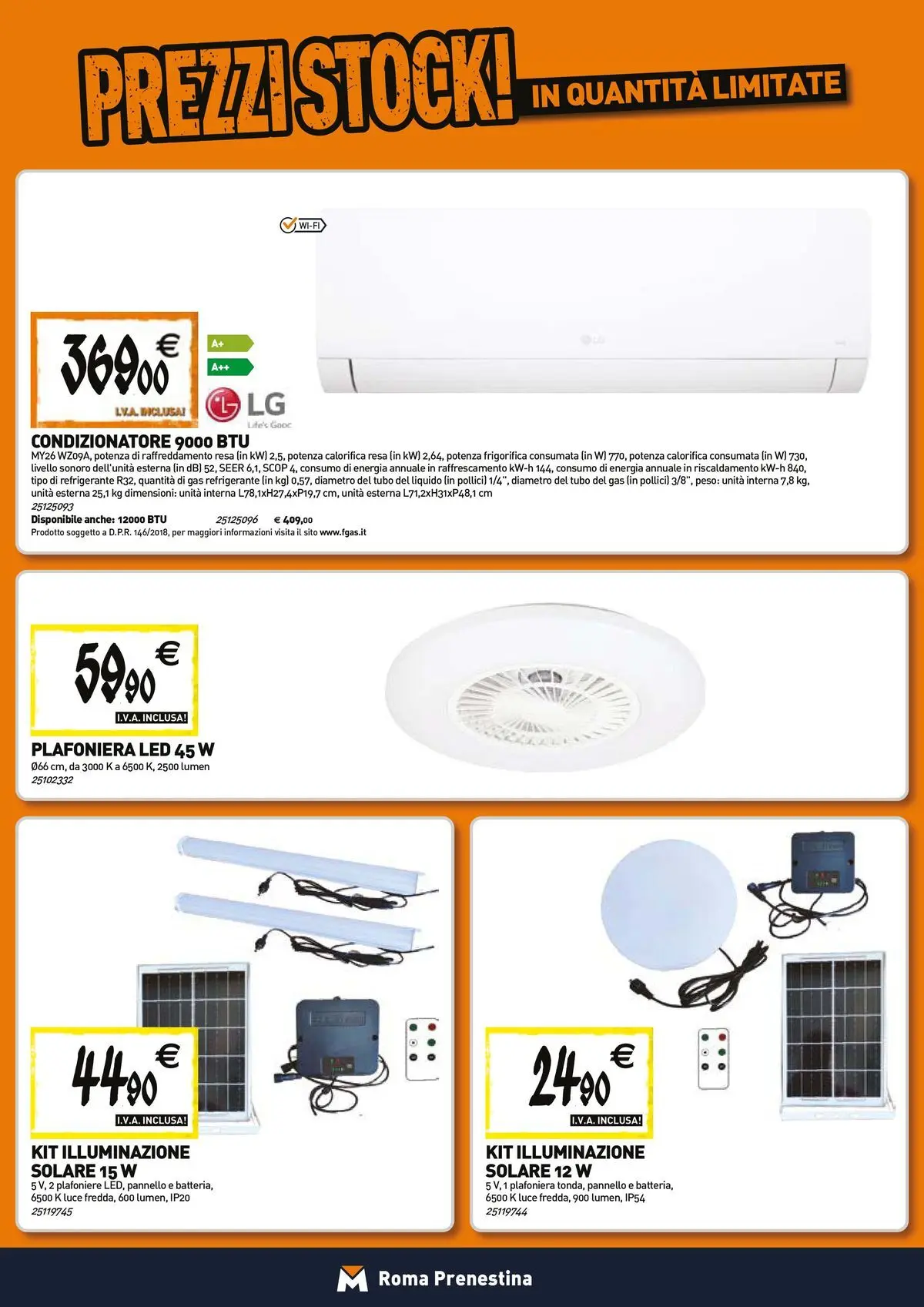 Nuovo TECNOMAT - Straordinari prezzi stock! dal 23/04/2026 > offerte anteprima 🛍️ | Pagina: 13 | Prodotti: Tubo, Condizionatore