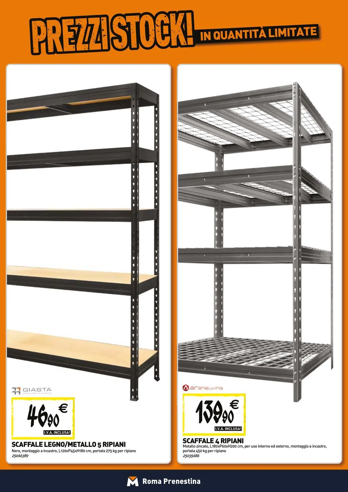 Nuovo TECNOMAT - Straordinari prezzi stock! dal 23/04/2026 > offerte anteprima 🛍️ | Pagina: 15 | Prodotti: Ripiano, Scaffale