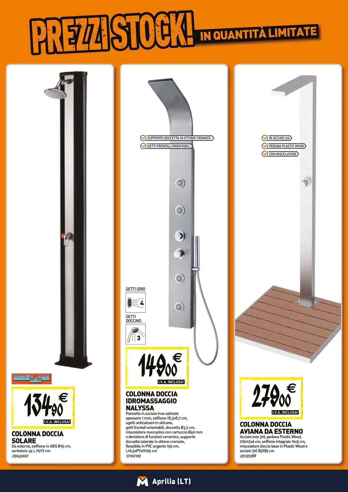 Nuovo TECNOMAT - Straordinari prezzi stock! dal 23/04/2026 > offerte anteprima 🛍️ | Pagina: 4 | Prodotti: Anticalcare, Miscelatore, Doccia