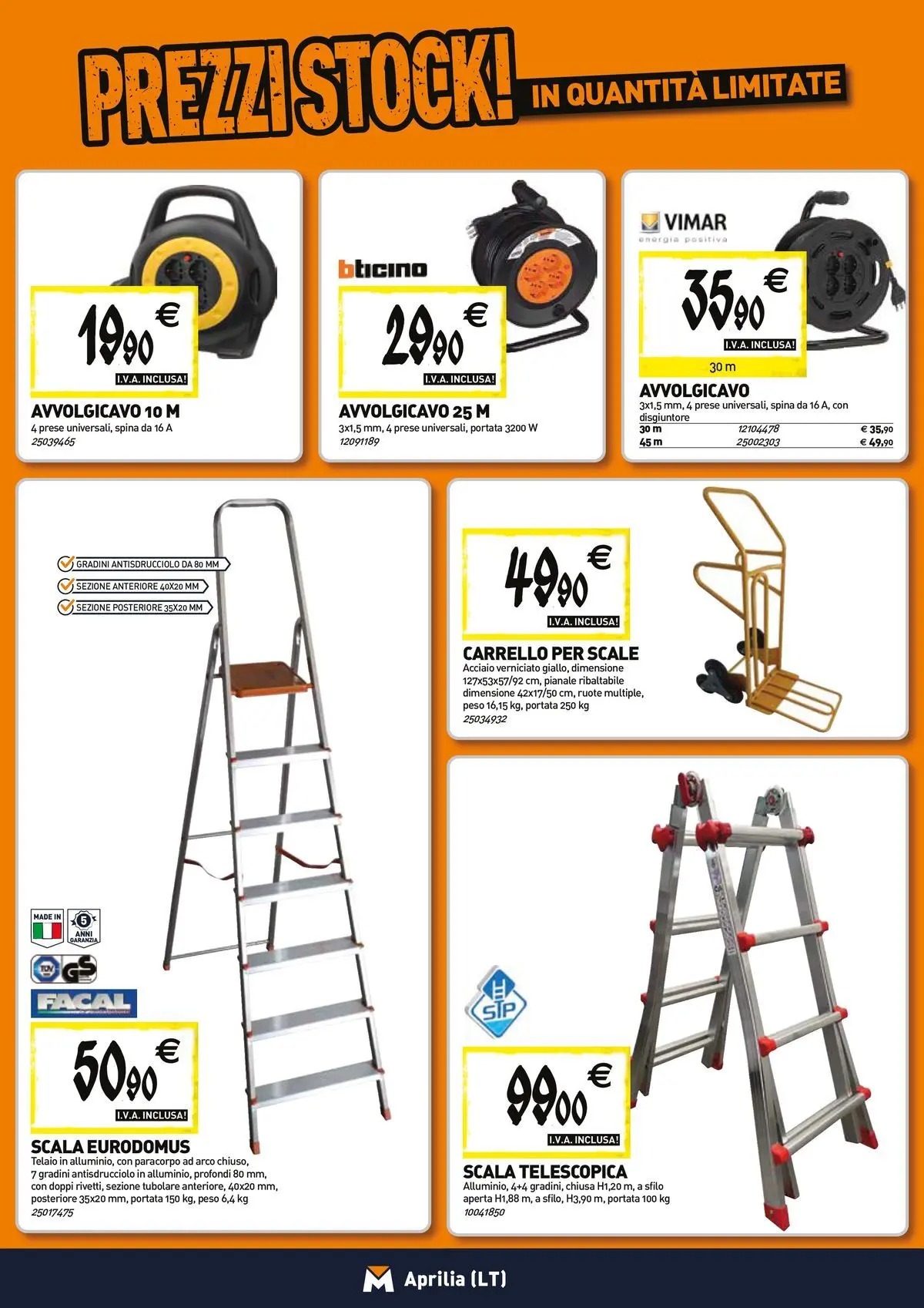 Nuovo TECNOMAT - Straordinari prezzi stock! dal 23/04/2026 > offerte anteprima 🛍️ | Pagina: 14 | Prodotti: Carrello, Scala