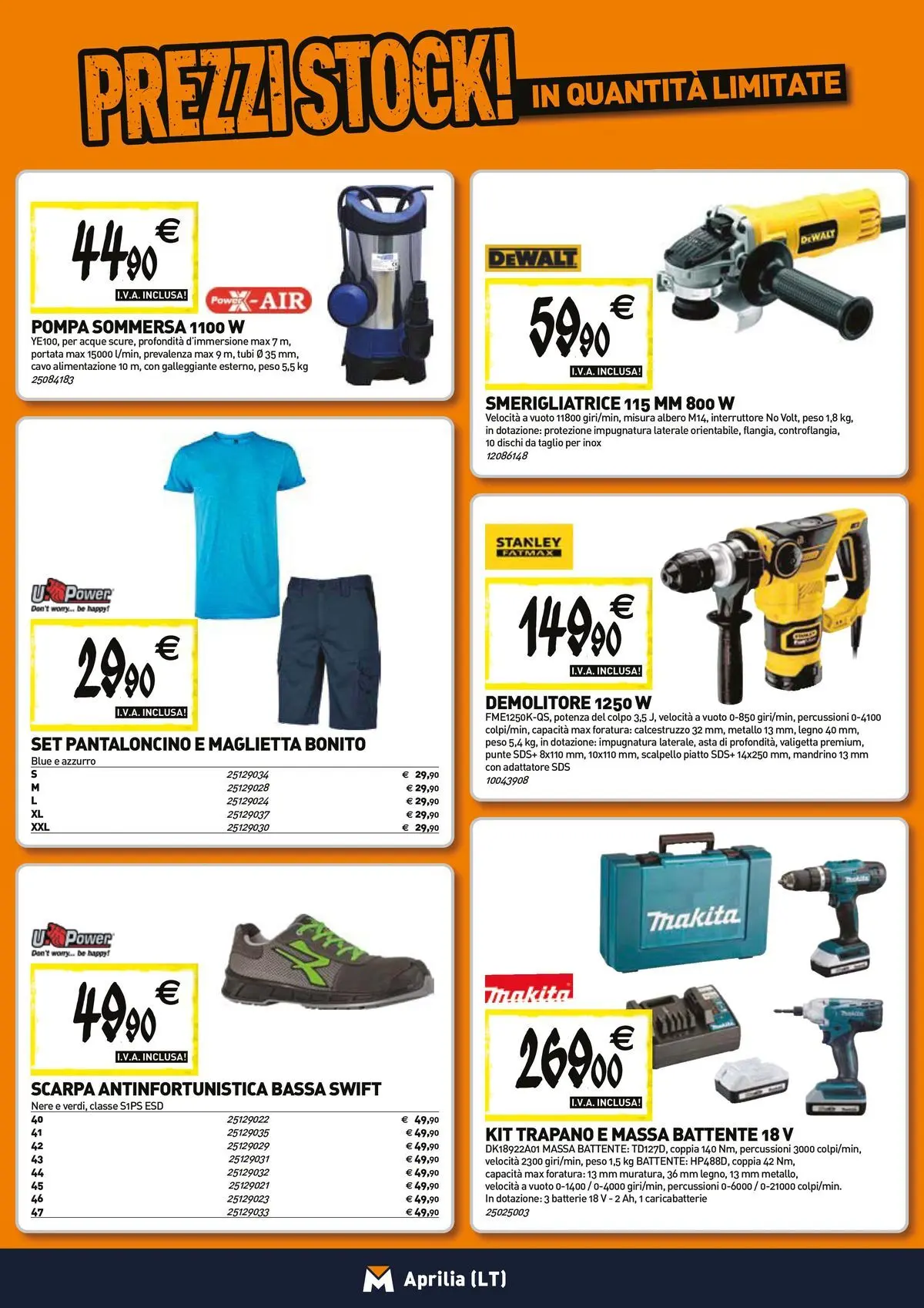 Nuovo TECNOMAT - Straordinari prezzi stock! dal 23/04/2026 > offerte anteprima 🛍️ | Pagina: 19 | Prodotti: Cavo, Piatto, Smerigliatrice, Caricabatterie