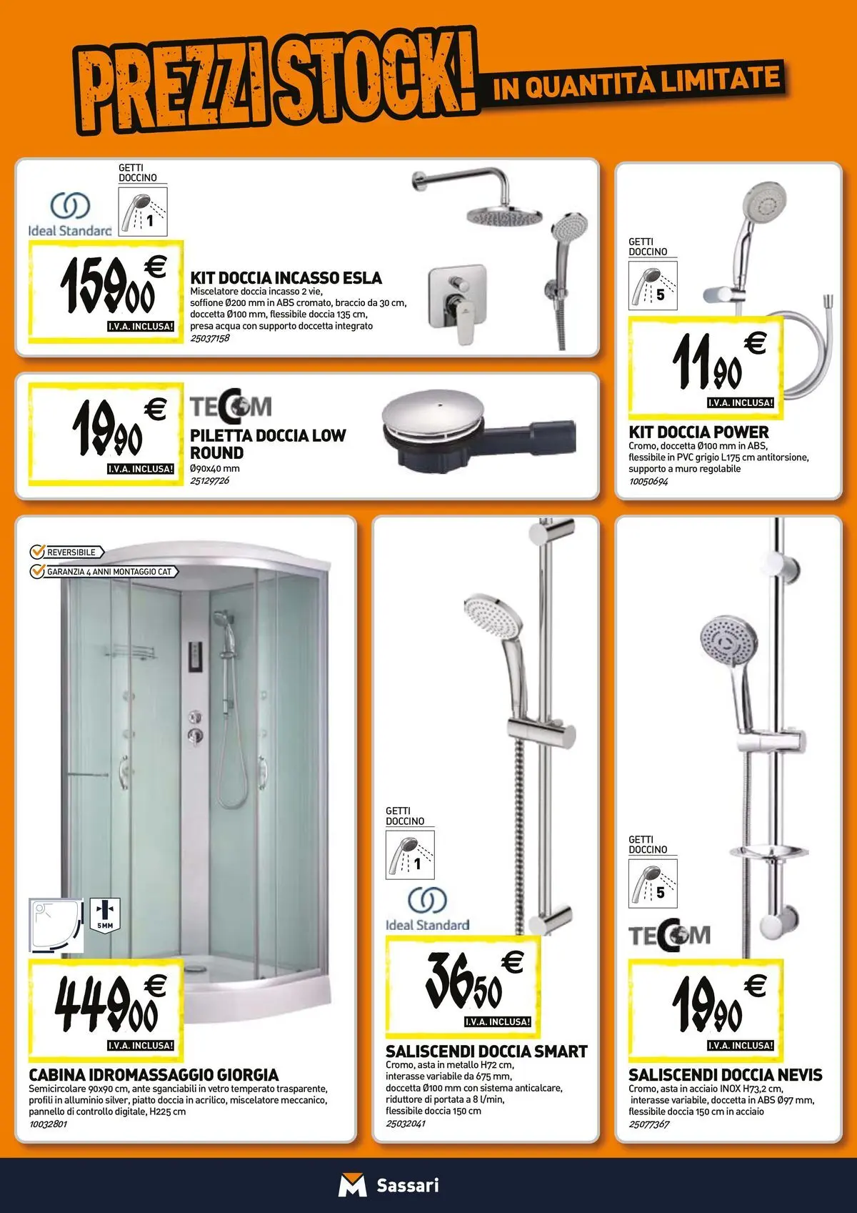 Nuovo TECNOMAT - Straordinari prezzi stock! dal 23/04/2026 > offerte anteprima 🛍️ | Pagina: 3 | Prodotti: Tè, Piatto, Alluminio, Doccia