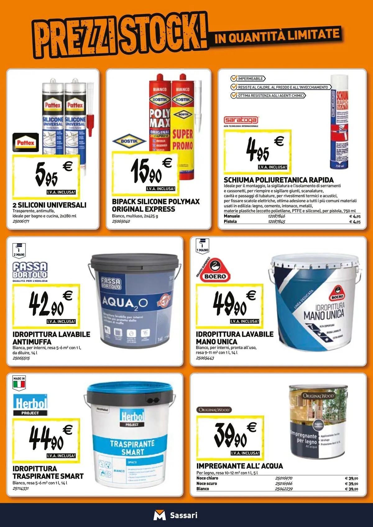 Nuovo TECNOMAT - Straordinari prezzi stock! dal 23/04/2026 > offerte anteprima 🛍️ | Pagina: 12 | Prodotti: Acqua, Impregnante, Silicone, Bagno