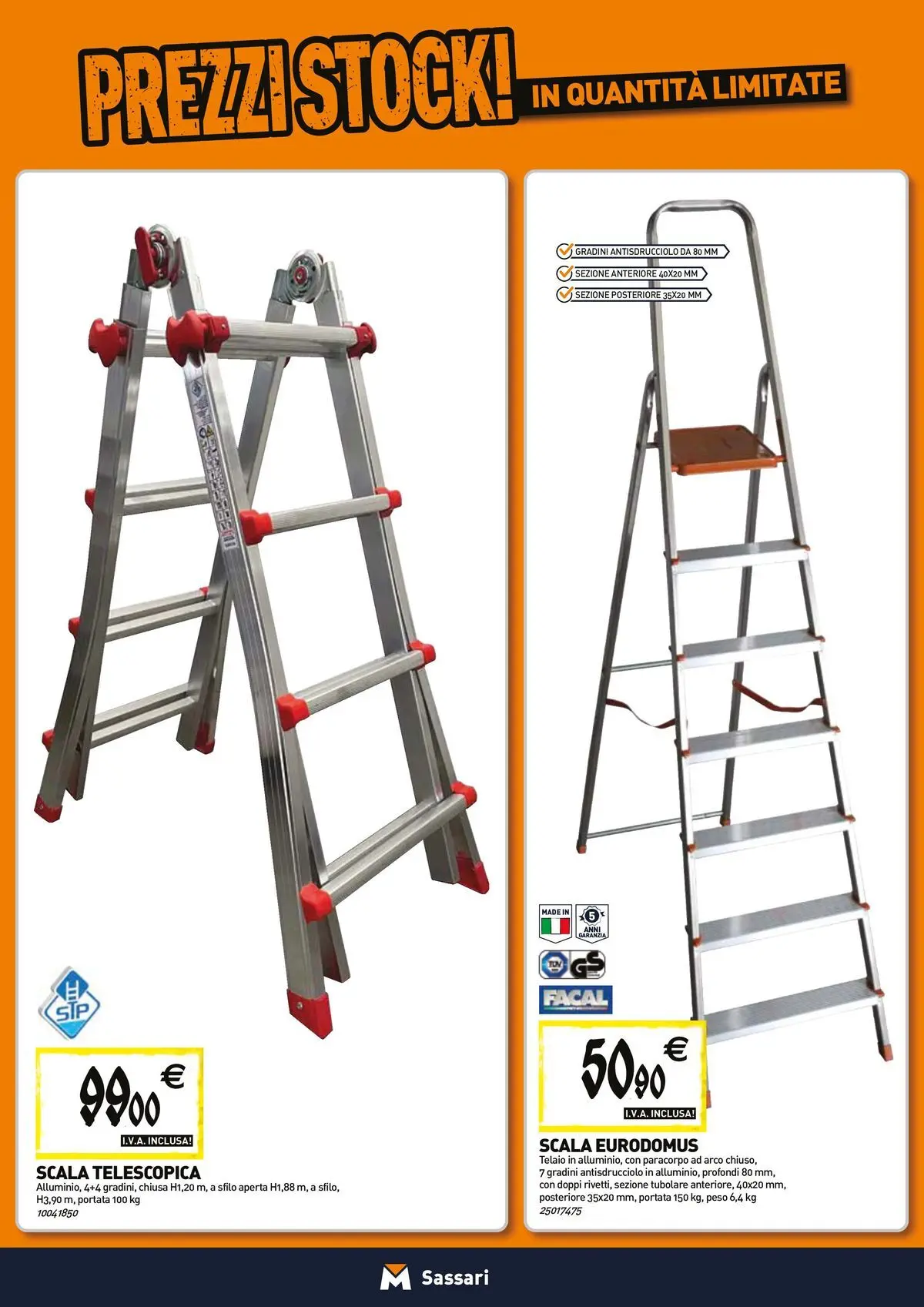 Nuovo TECNOMAT - Straordinari prezzi stock! dal 23/04/2026 > offerte anteprima 🛍️ | Pagina: 14 | Prodotti: Scala