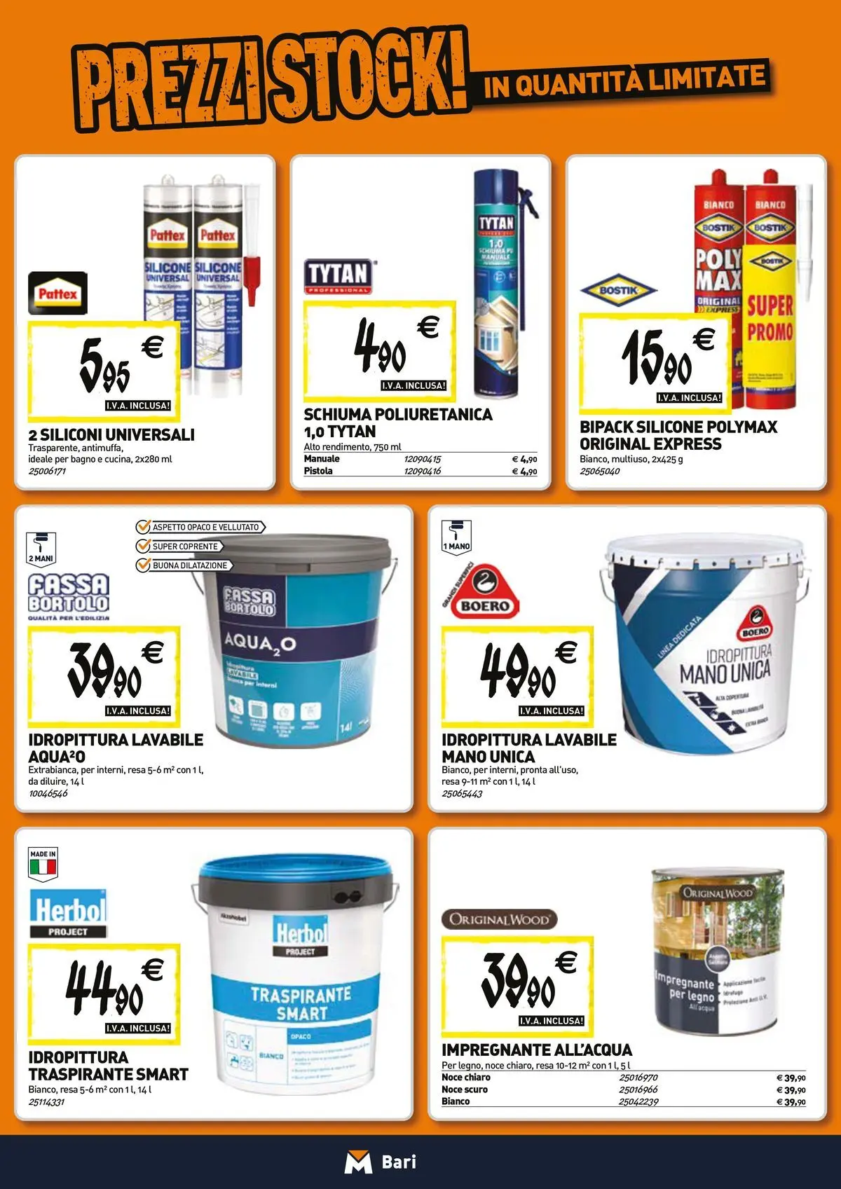 Nuovo TECNOMAT - Straordinari prezzi stock! dal 23/04/2026 > offerte anteprima 🛍️ | Pagina: 12 | Prodotti: Acqua, Impregnante, Silicone, Bagno