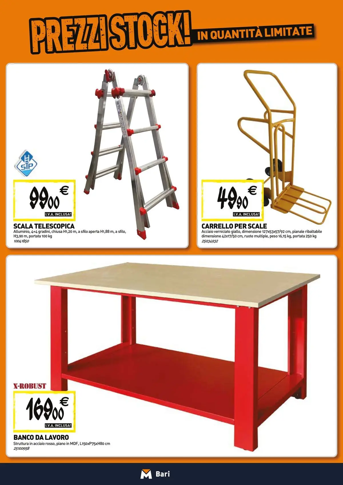 Nuovo TECNOMAT - Straordinari prezzi stock! dal 23/04/2026 > offerte anteprima 🛍️ | Pagina: 14 | Prodotti: Carrello, Scala