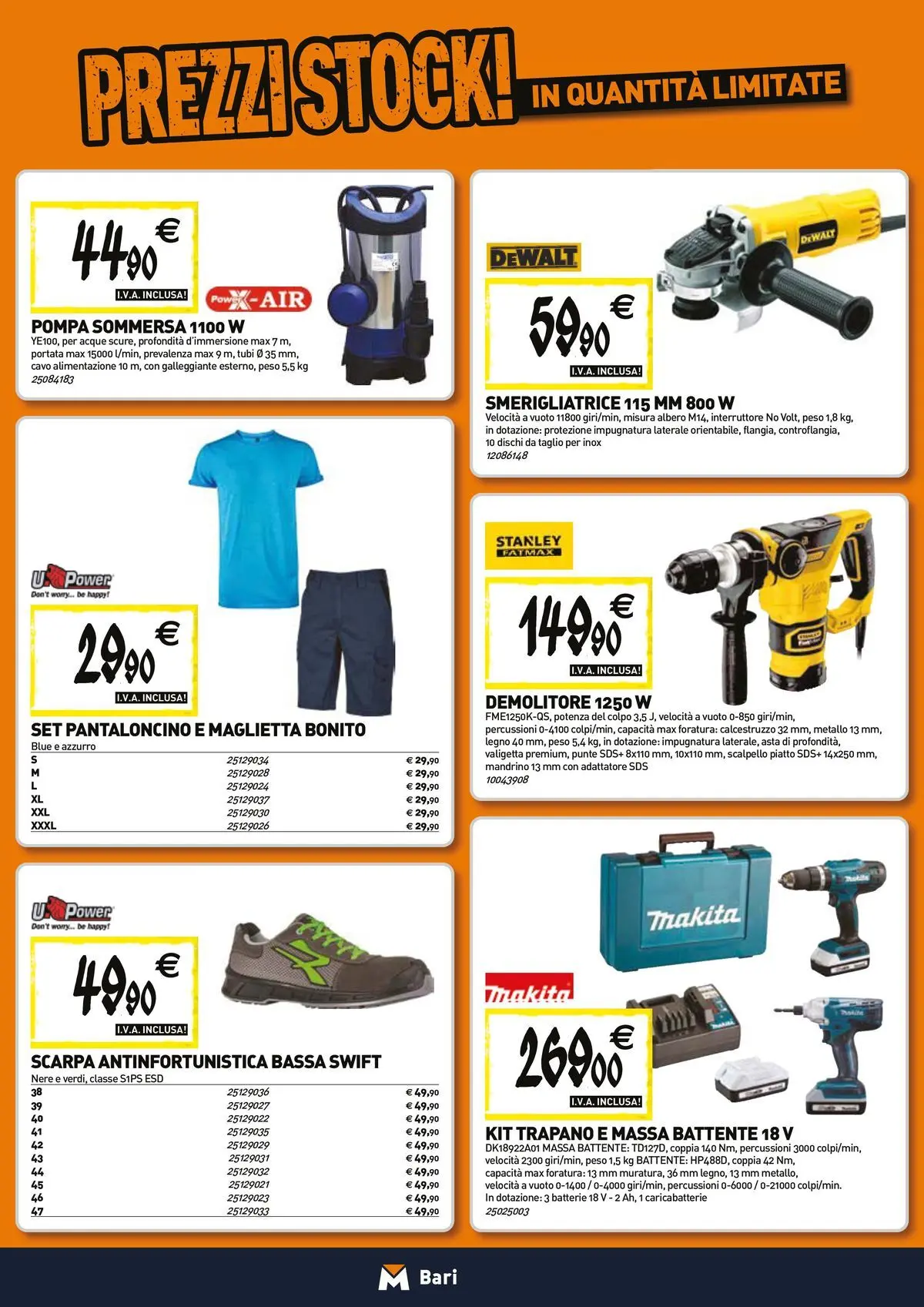 Nuovo TECNOMAT - Straordinari prezzi stock! dal 23/04/2026 > offerte anteprima 🛍️ | Pagina: 18 | Prodotti: Maglietta, Adattatore, Smerigliatrice, Valigetta
