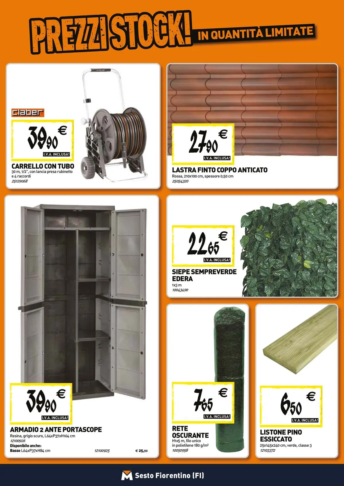 Nuovo TECNOMAT - Straordinari prezzi stock! dal 23/04/2026 > offerte anteprima 🛍️ | Pagina: 16 | Prodotti: Tubo, Carrello, Armadio, Presa