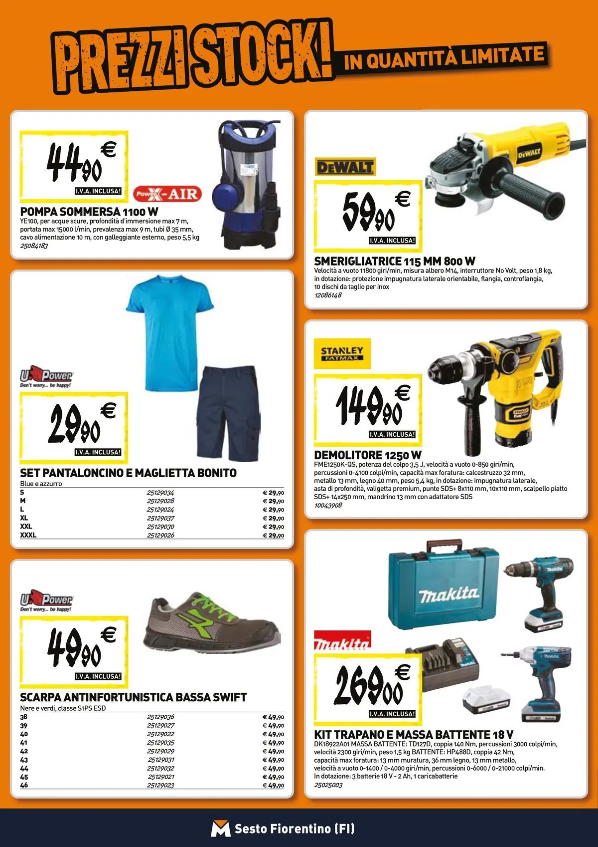 Nuovo TECNOMAT - Straordinari prezzi stock! dal 23/04/2026 > offerte anteprima 🛍️ | Pagina: 18 | Prodotti: Adattatore, Smerigliatrice, Valigetta, Caricabatterie
