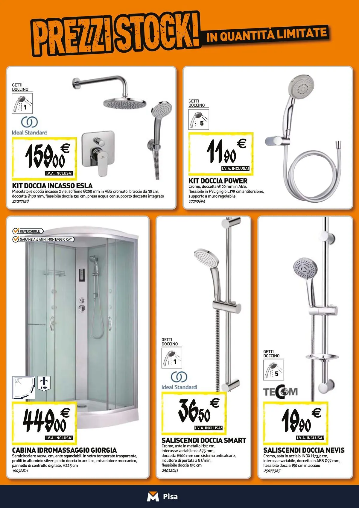 Nuovo TECNOMAT - Straordinari prezzi stock! dal 23/04/2026 > offerte anteprima 🛍️ | Pagina: 3 | Prodotti: Tè, Acqua, Miscelatore, Presa