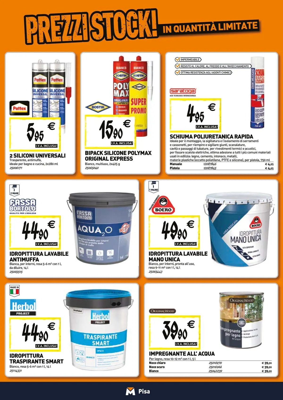 Nuovo TECNOMAT - Straordinari prezzi stock! dal 23/04/2026 > offerte anteprima 🛍️ | Pagina: 12 | Prodotti: Acqua, Impregnante, Silicone, Bagno
