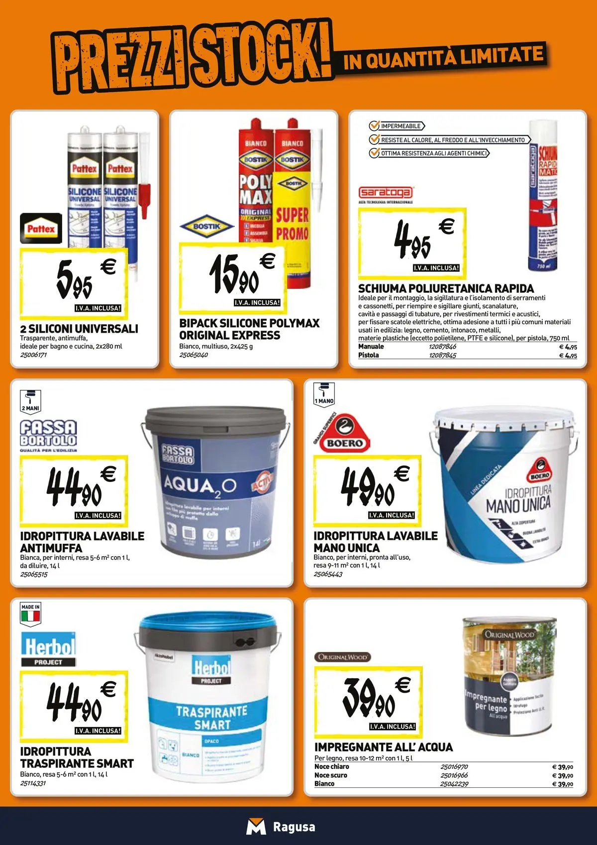 Nuovo TECNOMAT - Straordinari prezzi stock! dal 23/04/2026 > offerte anteprima 🛍️ | Pagina: 12 | Prodotti: Acqua, Impregnante, Silicone, Bagno