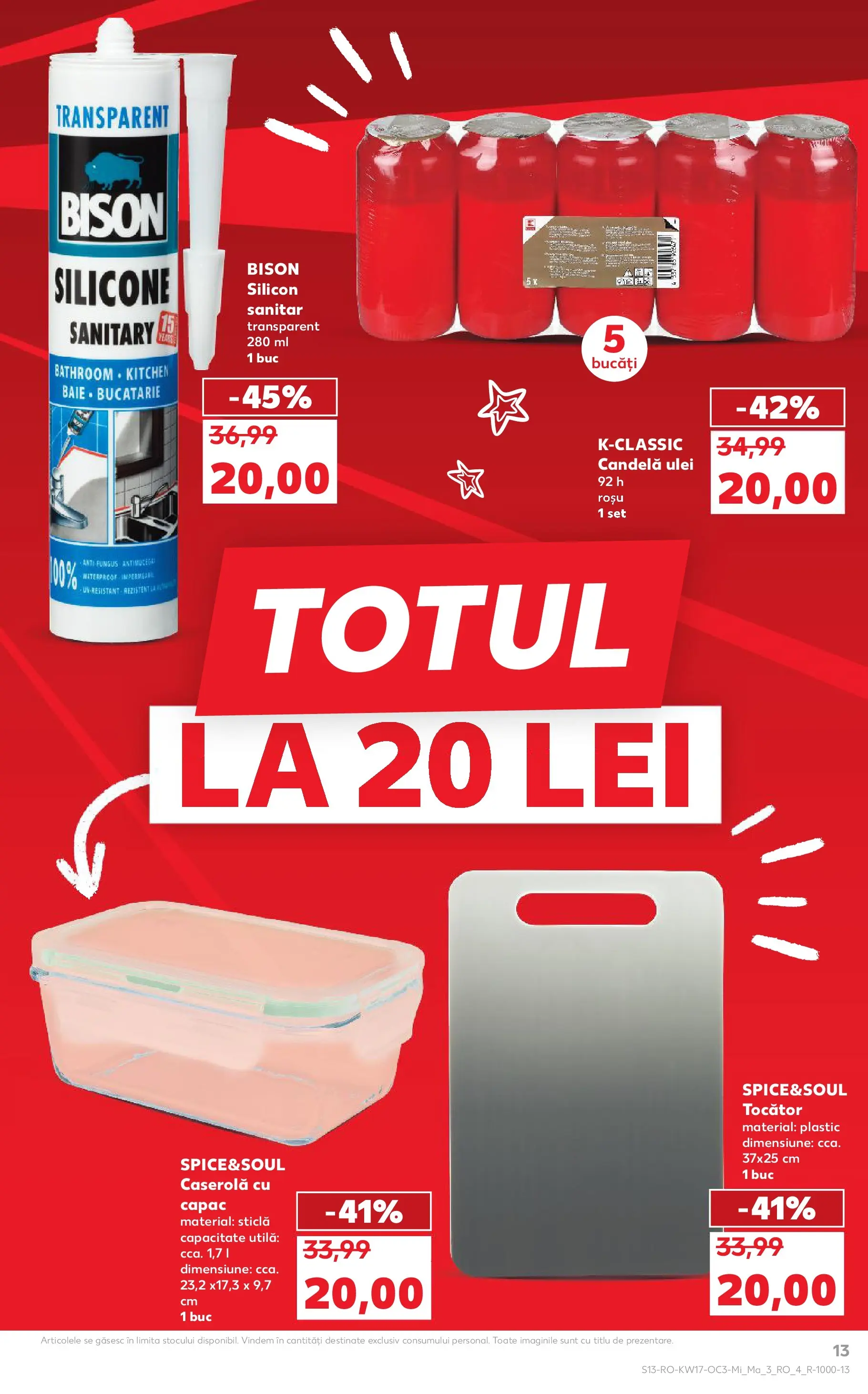 Kaufland Viseu de Sus 22.04.2026 - Revista si Oferta | Pagină: 13 | Produse: Tocător, Ulei