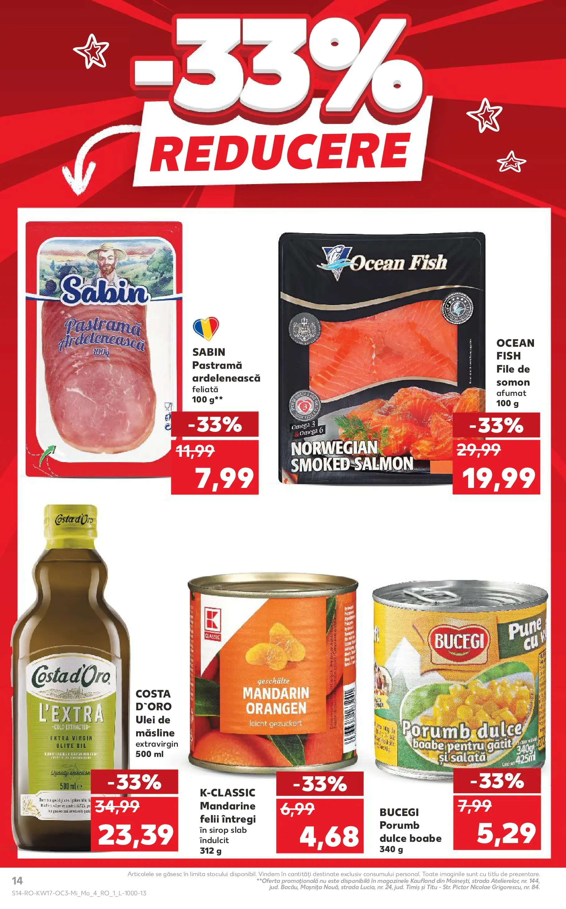 Kaufland Viseu de Sus 22.04.2026 - Revista si Oferta | Pagină: 14 | Produse: Chaussures de ski, Măsline, Ulei, Sirop