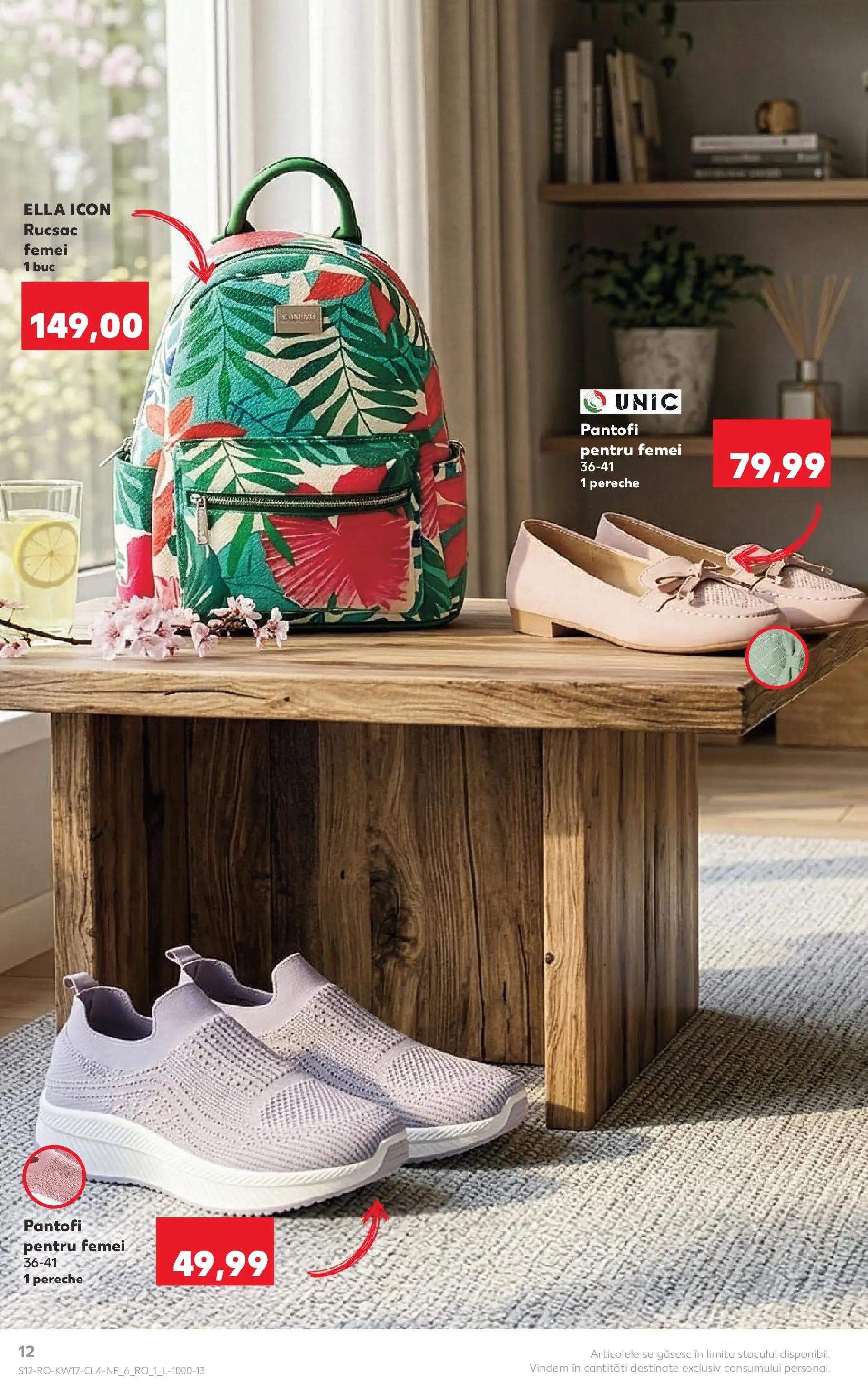Kaufland Catalog Nonfood 22.04.2026 - Revista si Oferta | Pagină: 12 | Produse: Pantofi, Rucsac