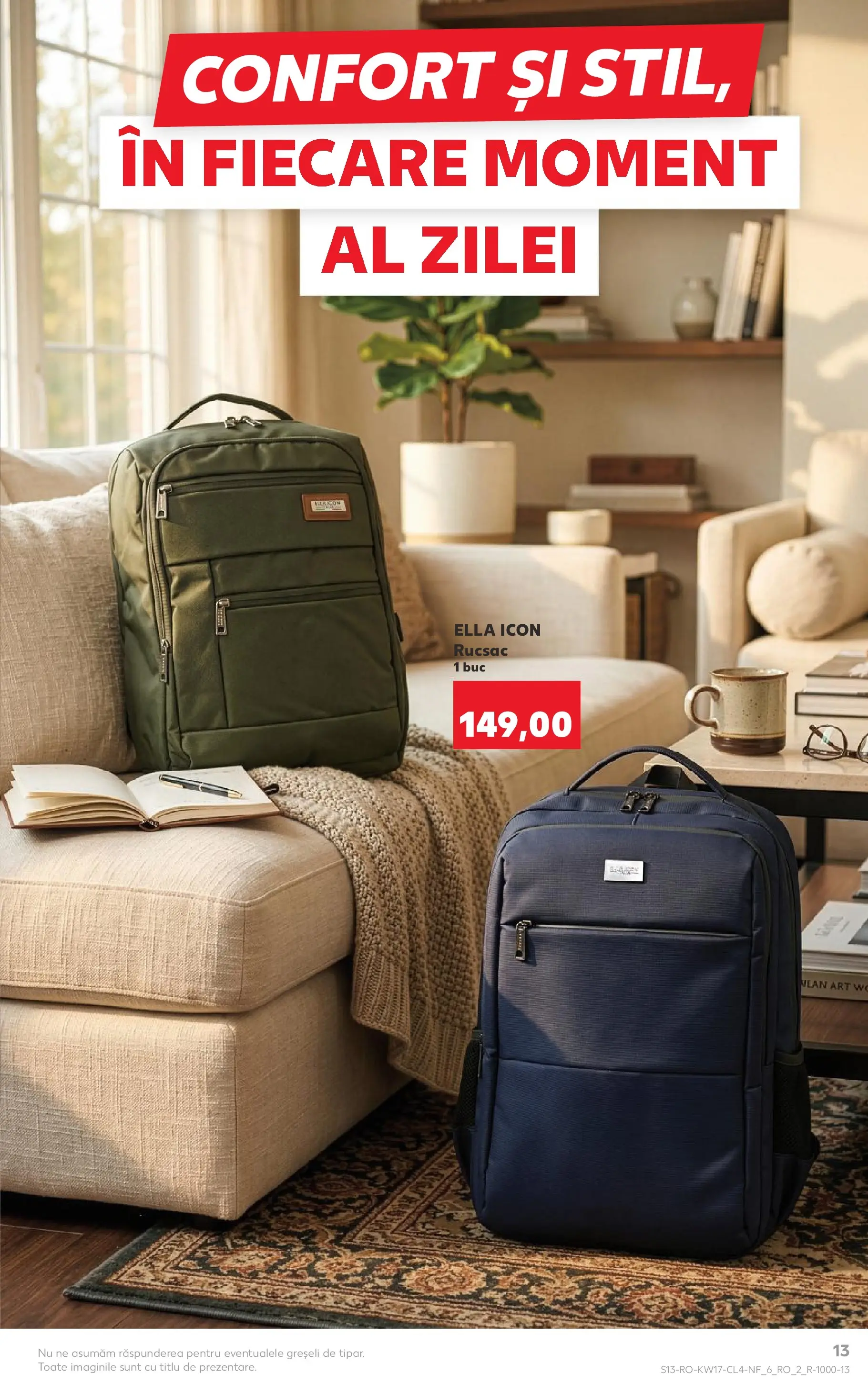 Kaufland Catalog Nonfood 22.04.2026 - Revista si Oferta | Pagină: 13 | Produse: Rucsac