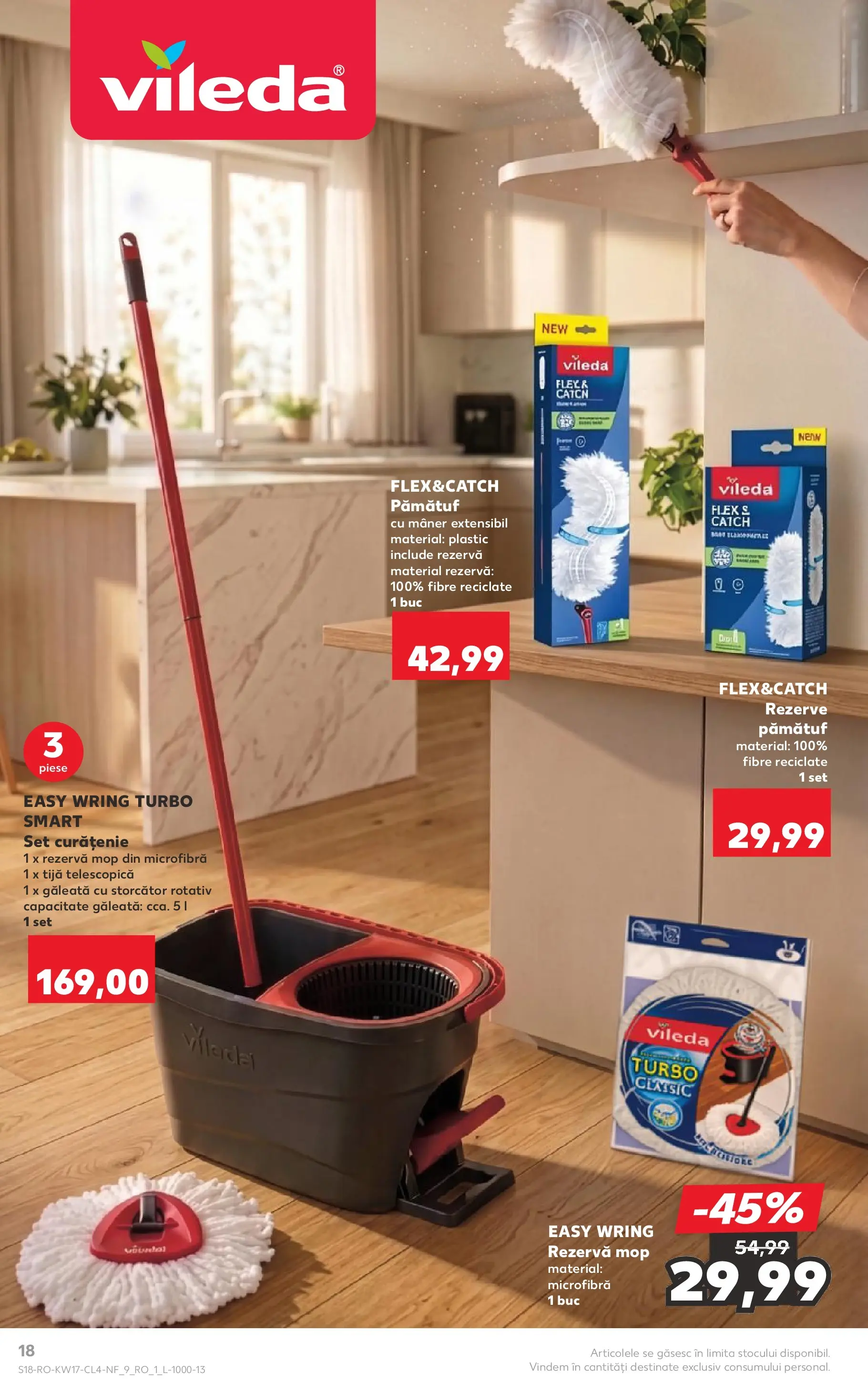 Kaufland Catalog Nonfood 22.04.2026 - Revista si Oferta | Pagină: 18 | Produse: Storcător, Mop, Mâner