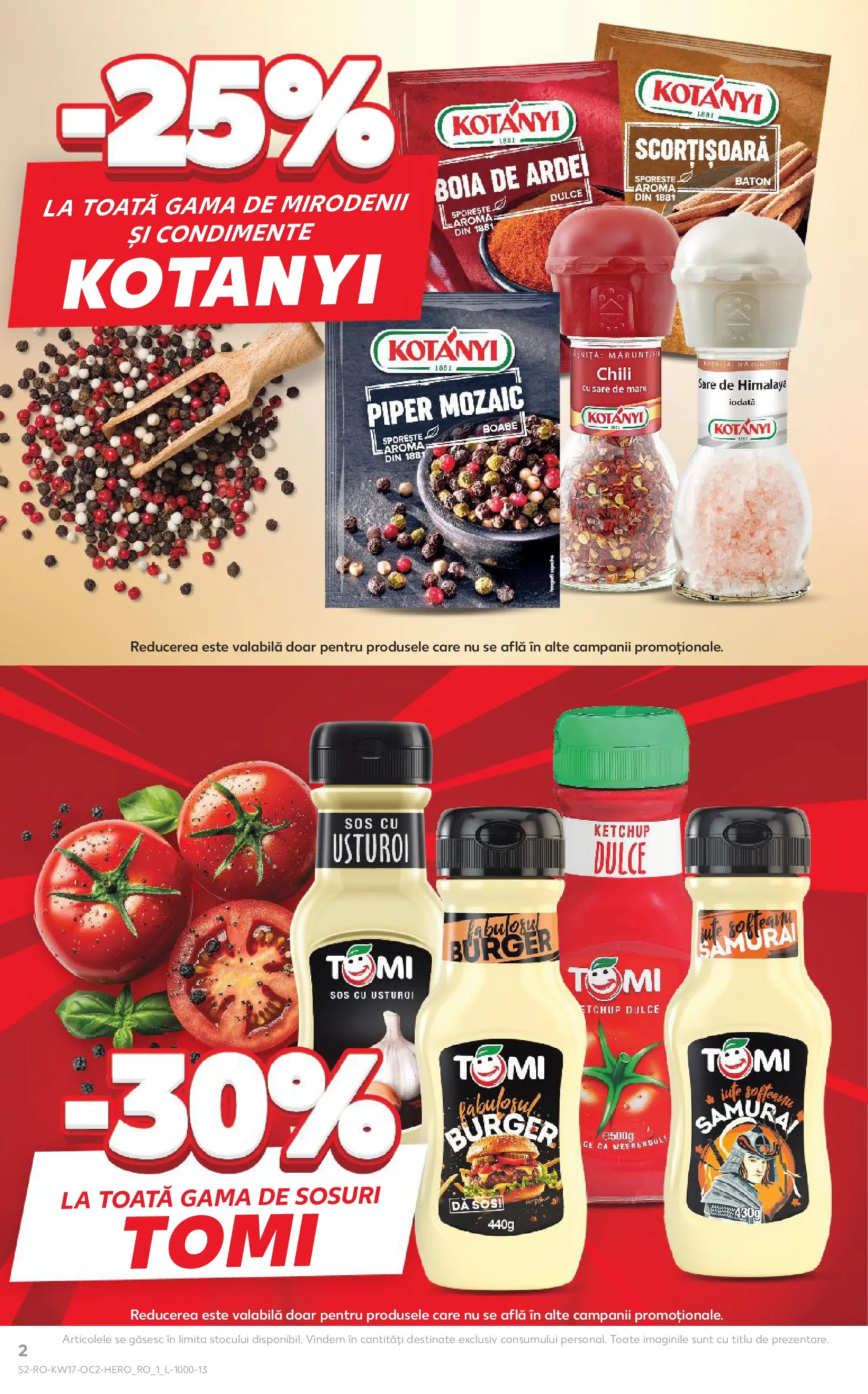 Kaufland Constanța 22.04.2026 - Revista si Oferta | Pagină: 2 | Produse: Ardei, Ketchup, Sare, Piper