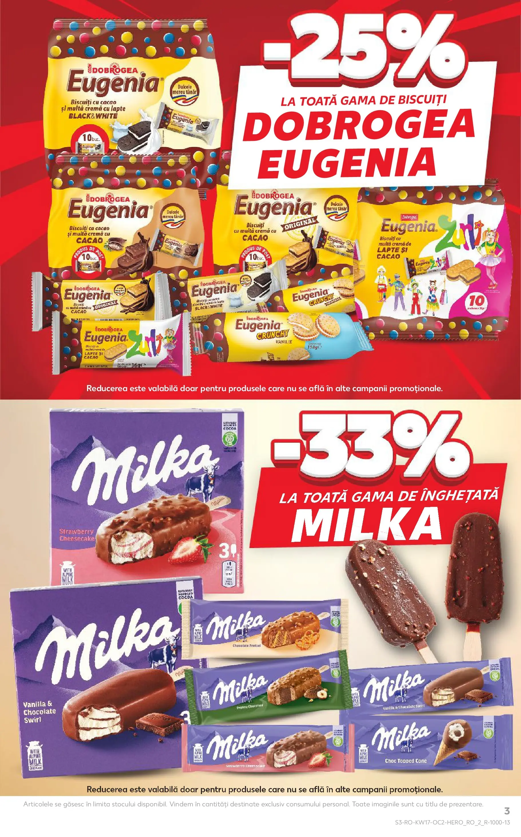 Kaufland Constanța 22.04.2026 - Revista si Oferta | Pagină: 3 | Produse: Praline, Lapte, Cremă, Biscuiți