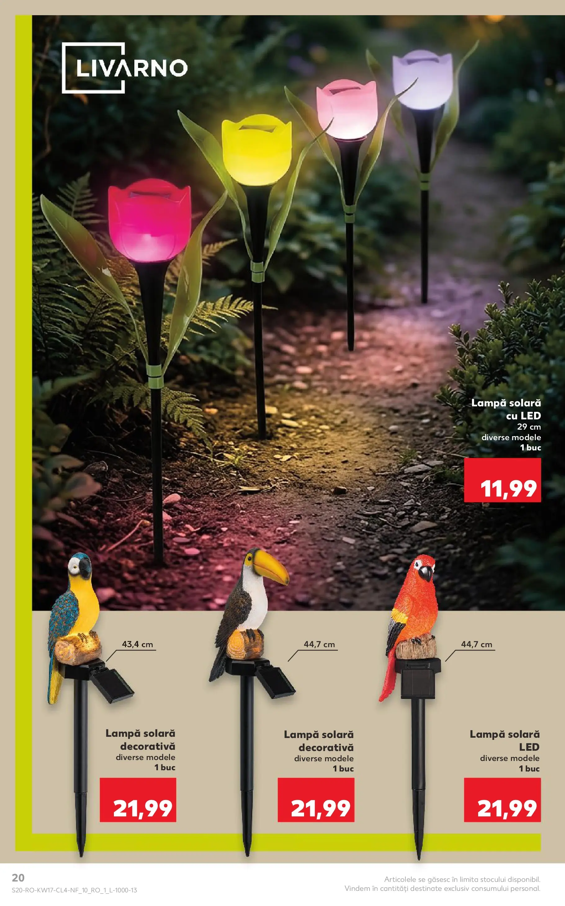 Kaufland Catalog Nonfood 22.04.2026 - Revista si Oferta | Pagină: 20 | Produse: Babak, Lampă