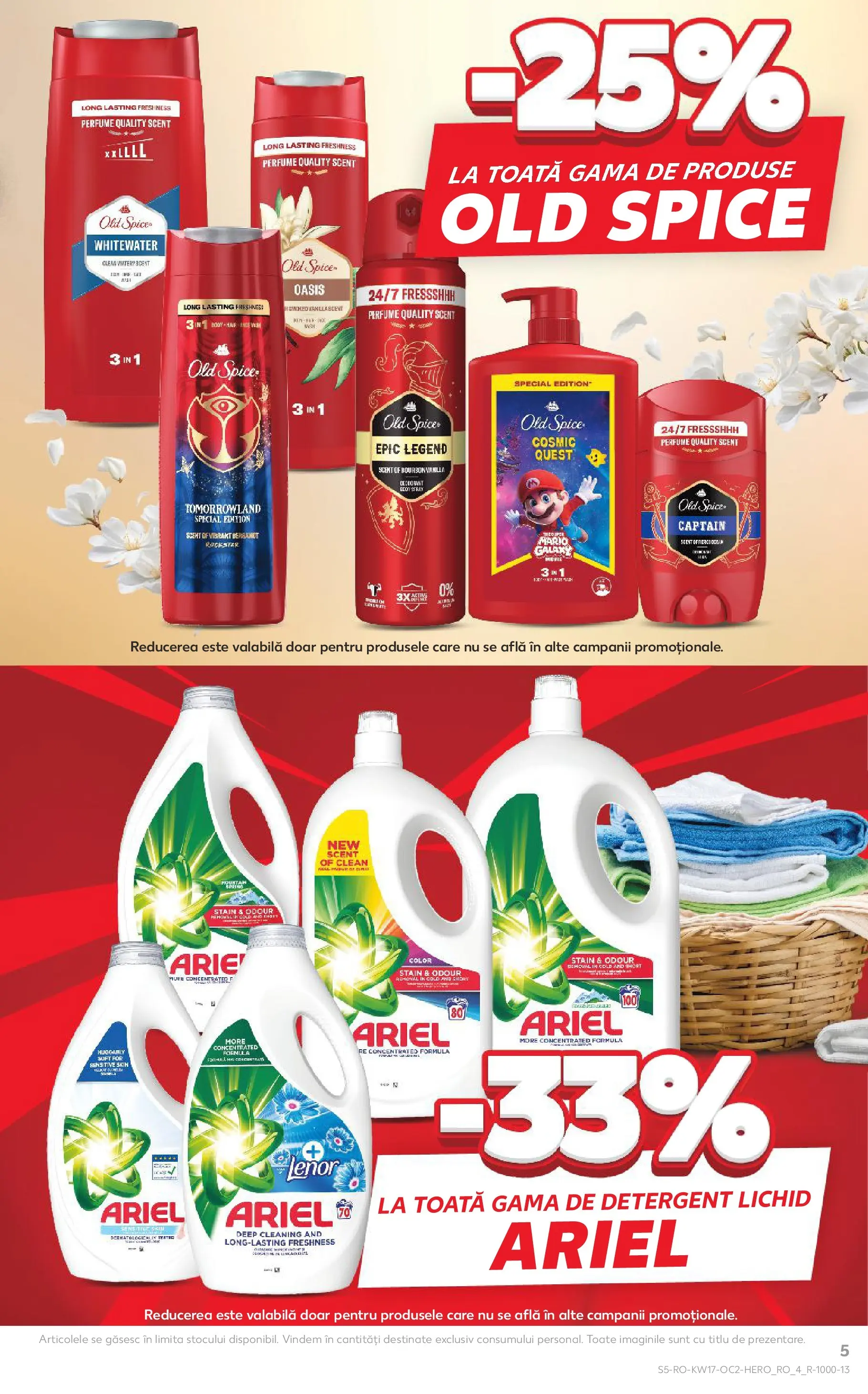 Kaufland Constanța 22.04.2026 - Revista si Oferta | Pagină: 5 | Produse: Kısırlaştırılmış Kedi Maması, Pomelo, Deodorant, Bourbon