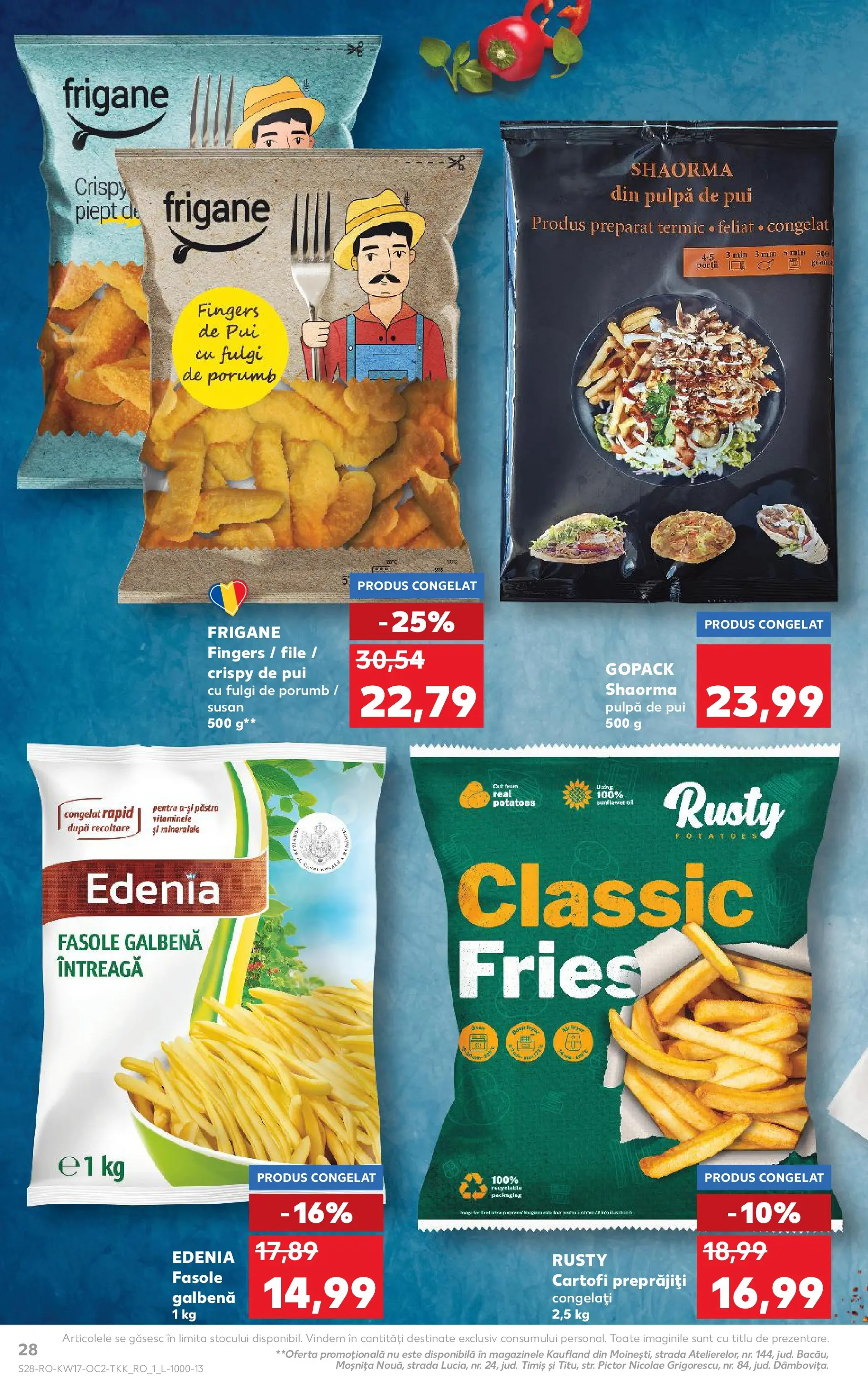 Kaufland Constanța 22.04.2026 - Revista si Oferta | Pagină: 28 | Produse: Hacıyatmaz Kedi Oyuncağı, Fulgi, Porumb, Cartofi