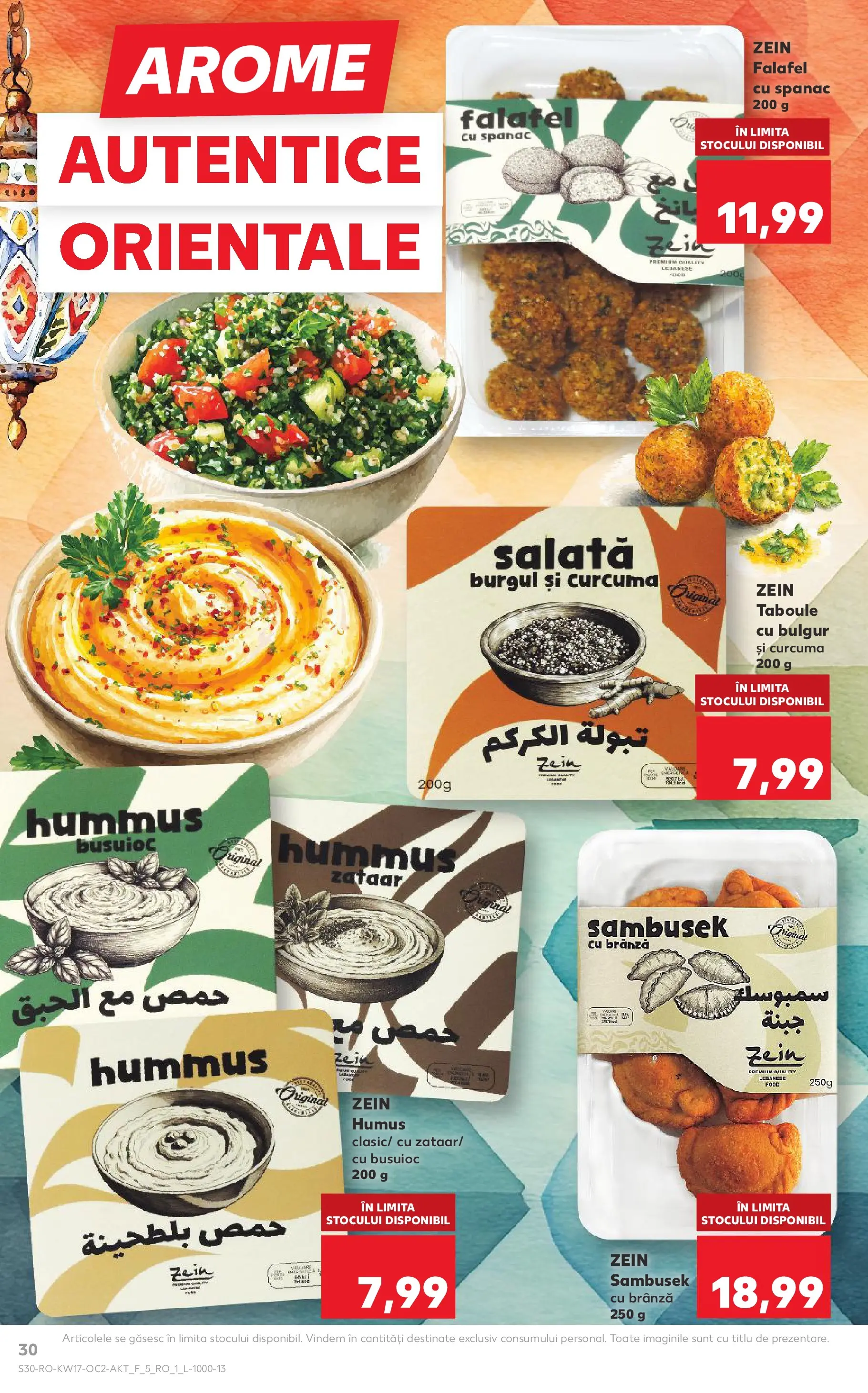 Kaufland Constanța 22.04.2026 - Revista si Oferta | Pagină: 30 | Produse: Brânză, Salată, Humus