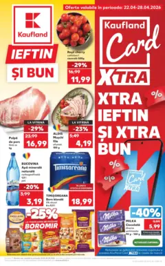 Ofertele Kaufland valabile de la 22.04.2026