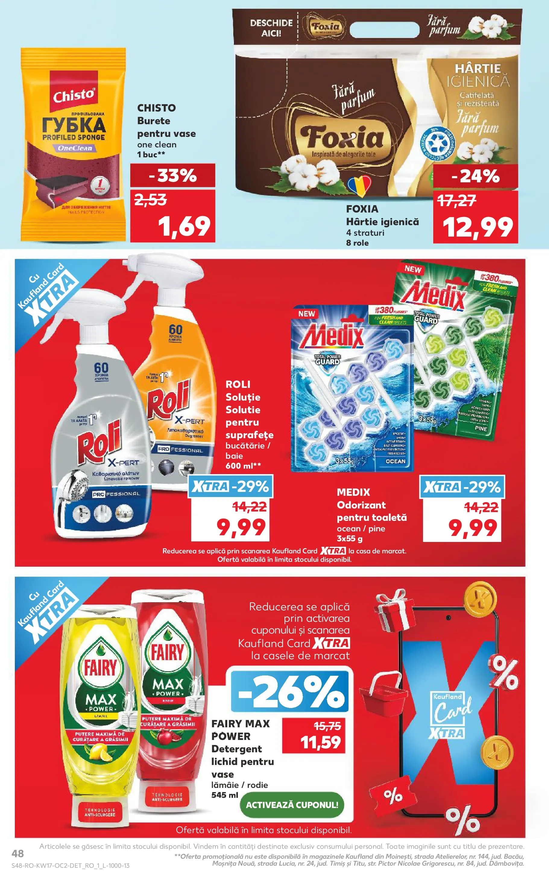 Kaufland Constanța 22.04.2026 - Revista si Oferta | Pagină: 48 | Produse: Pomelo, Bucătărie, Burete, Lămâie