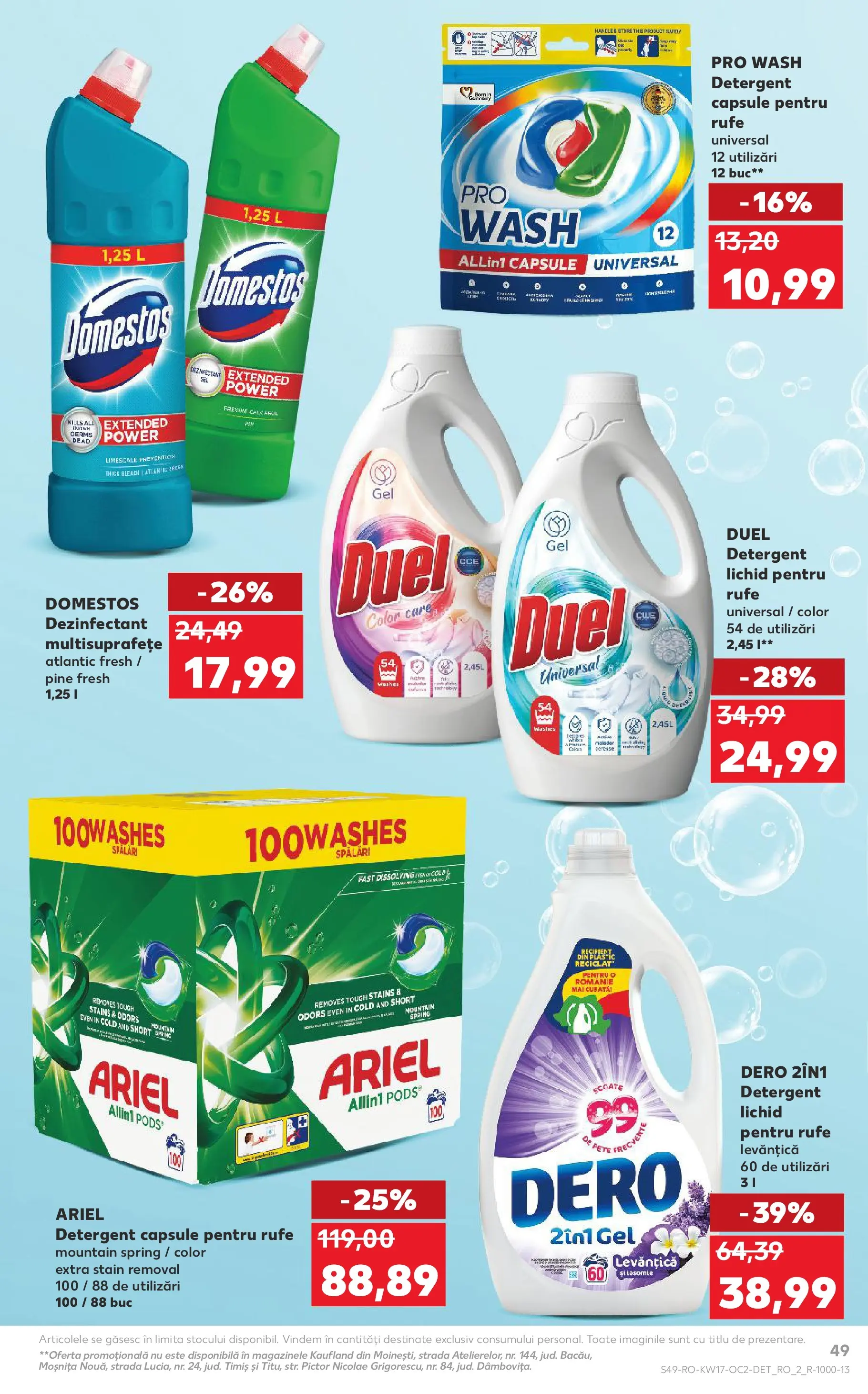 Kaufland Constanța 22.04.2026 - Revista si Oferta | Pagină: 49 | Produse: Detergent