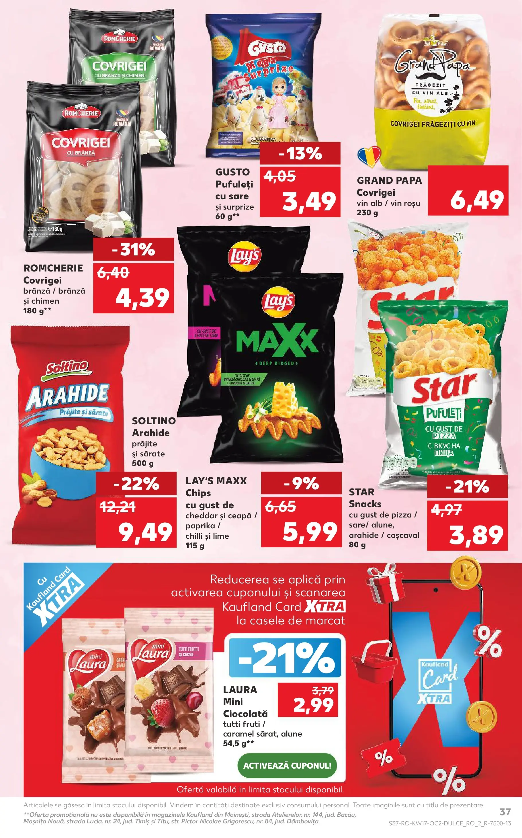 Kaufland Viseu de Sus 22.04.2026 - Revista si Oferta | Pagină: 37 | Produse: Chilli, Lime, Ciocolată, Ceapă