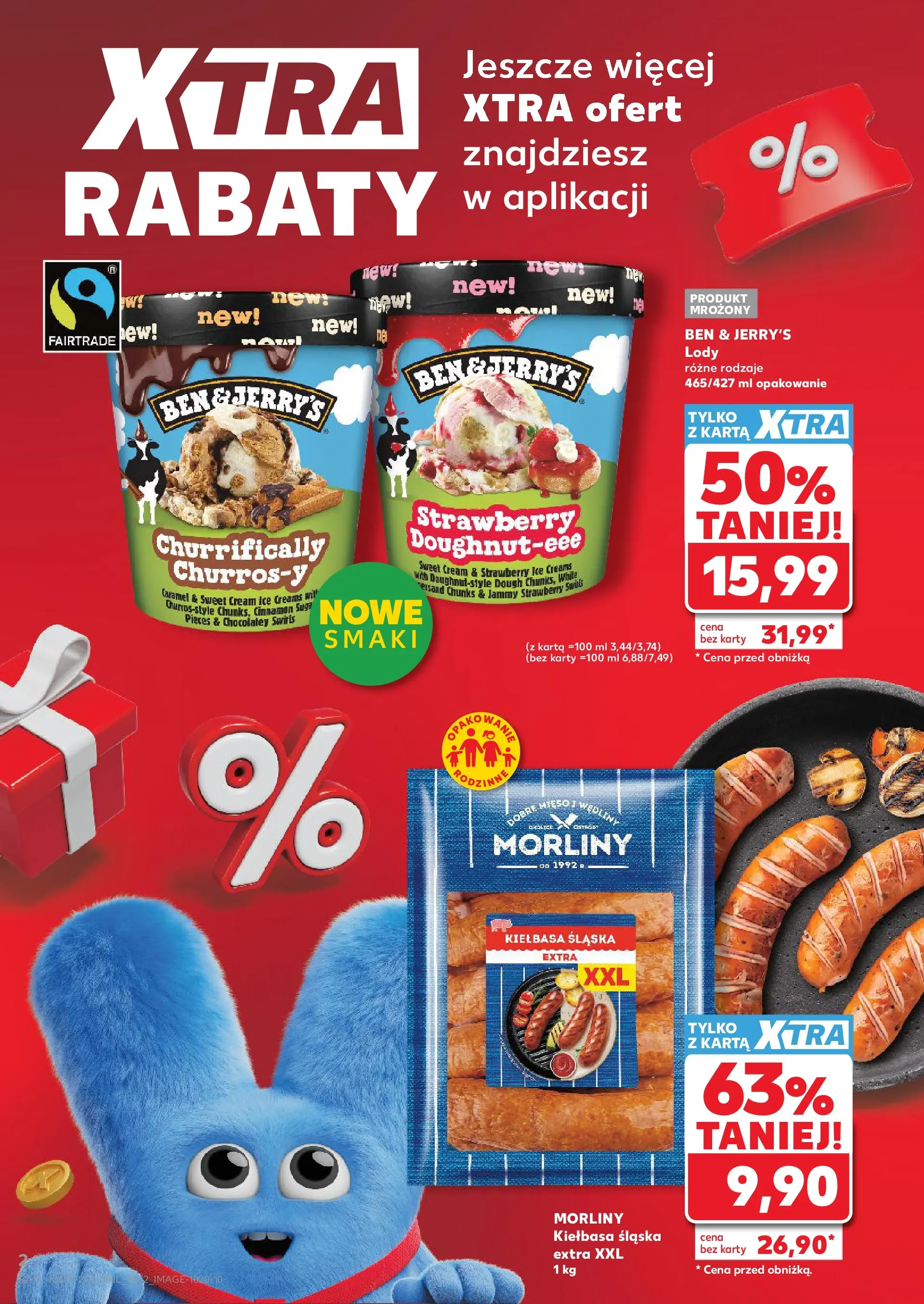 Kaufland gazetka od 23.04.2026 - od jutra PDF | Strona: 2 | Produkty: Kiełbasa, Karta, Kiełbasa śląska, Lody