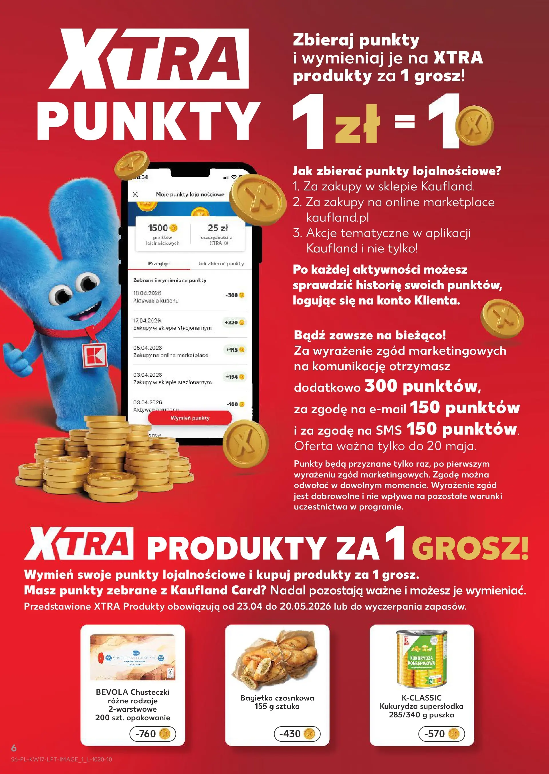 Kaufland gazetka od 23.04.2026 - od jutra PDF | Strona: 6 | Produkty: Kukurydza, Bagietka czosnkowa, Bagietka
