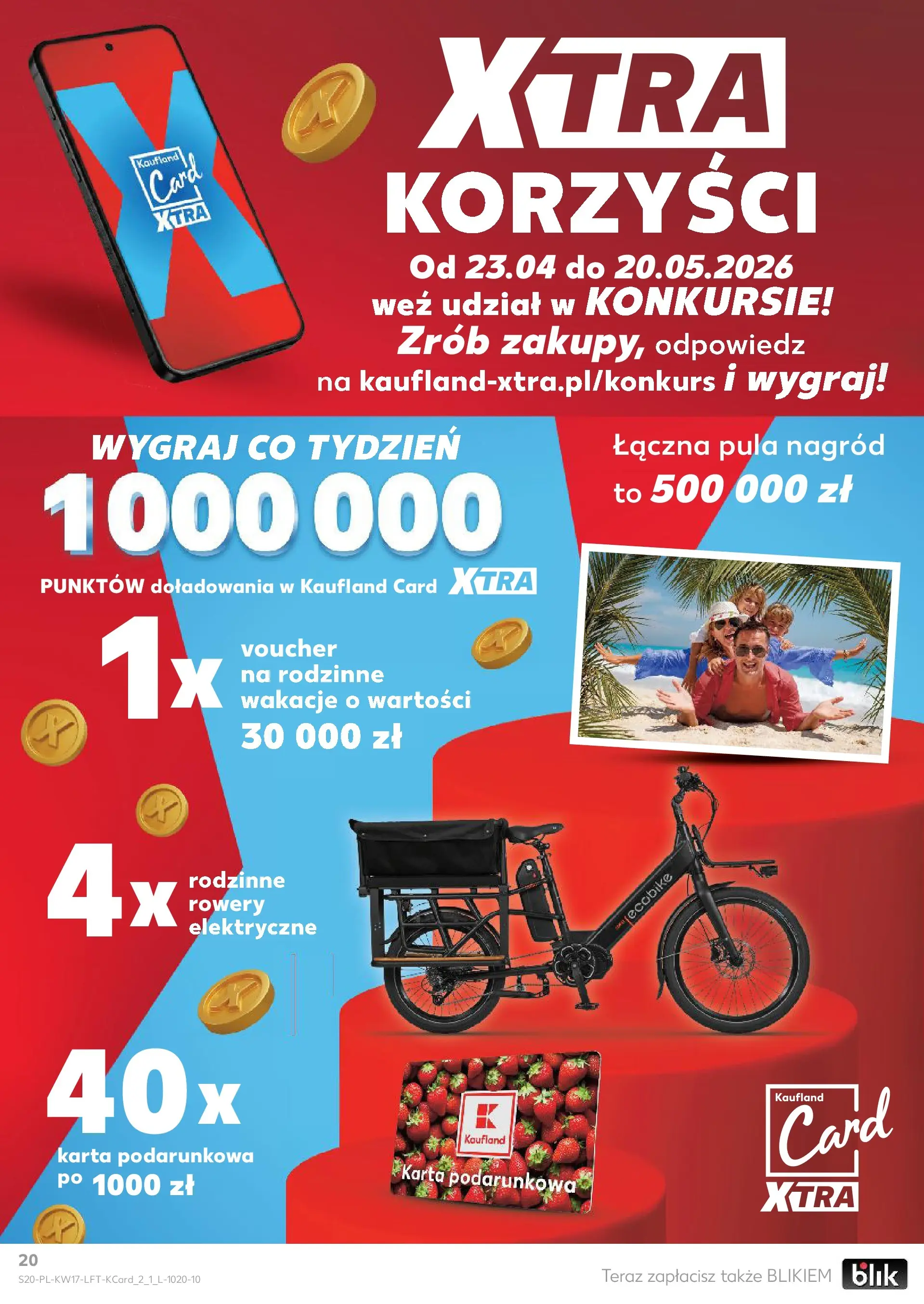 Kaufland gazetka od 23.04.2026 - od jutra PDF | Strona: 20 | Produkty: Karta