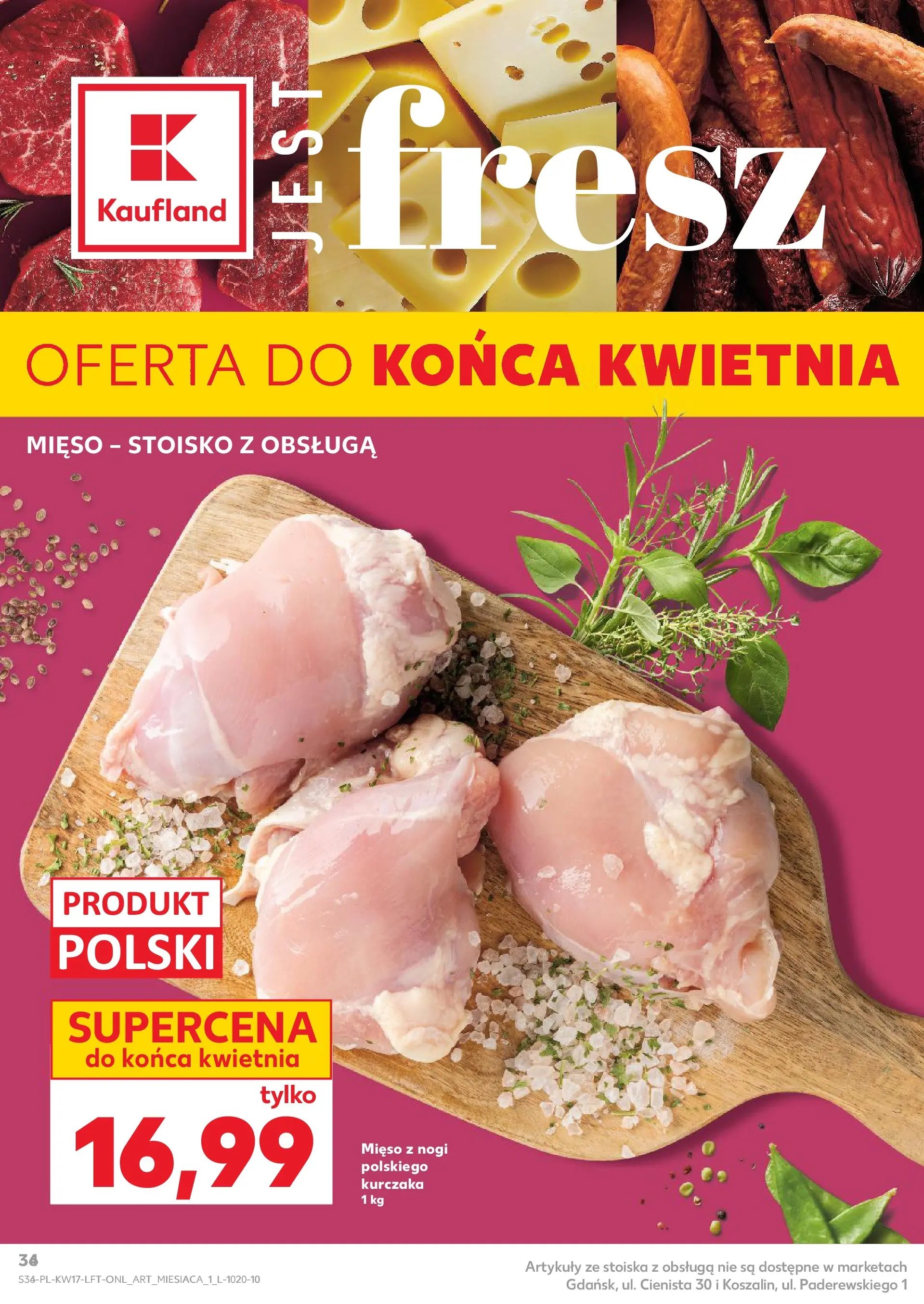 Kaufland gazetka od 23.04.2026 - od jutra PDF | Strona: 36 | Produkty: Mięso