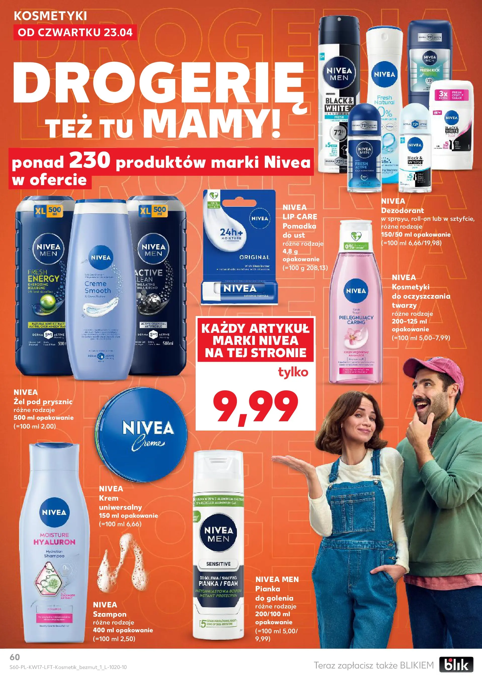 Kaufland gazetka od 23.04.2026 - od jutra PDF | Strona: 60 | Produkty: Kosmetyki, Pomadka, Żel pod prysznic, Krem