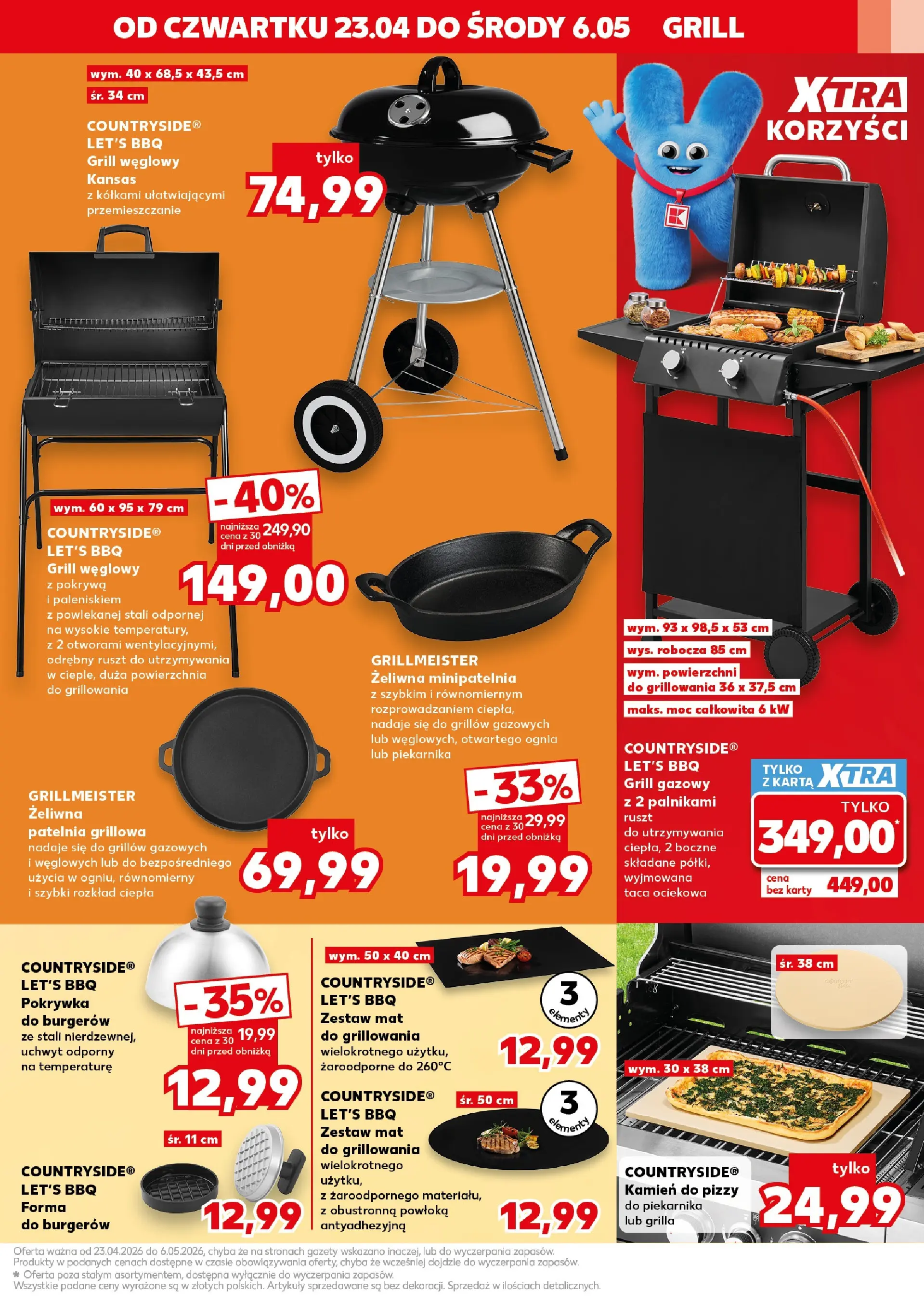 Kaufland gazetka - Złap Okazje od 23.04.2026 - od jutra PDF | Strona: 19 | Produkty: Karta, Grill, Ruszt, Patelnia