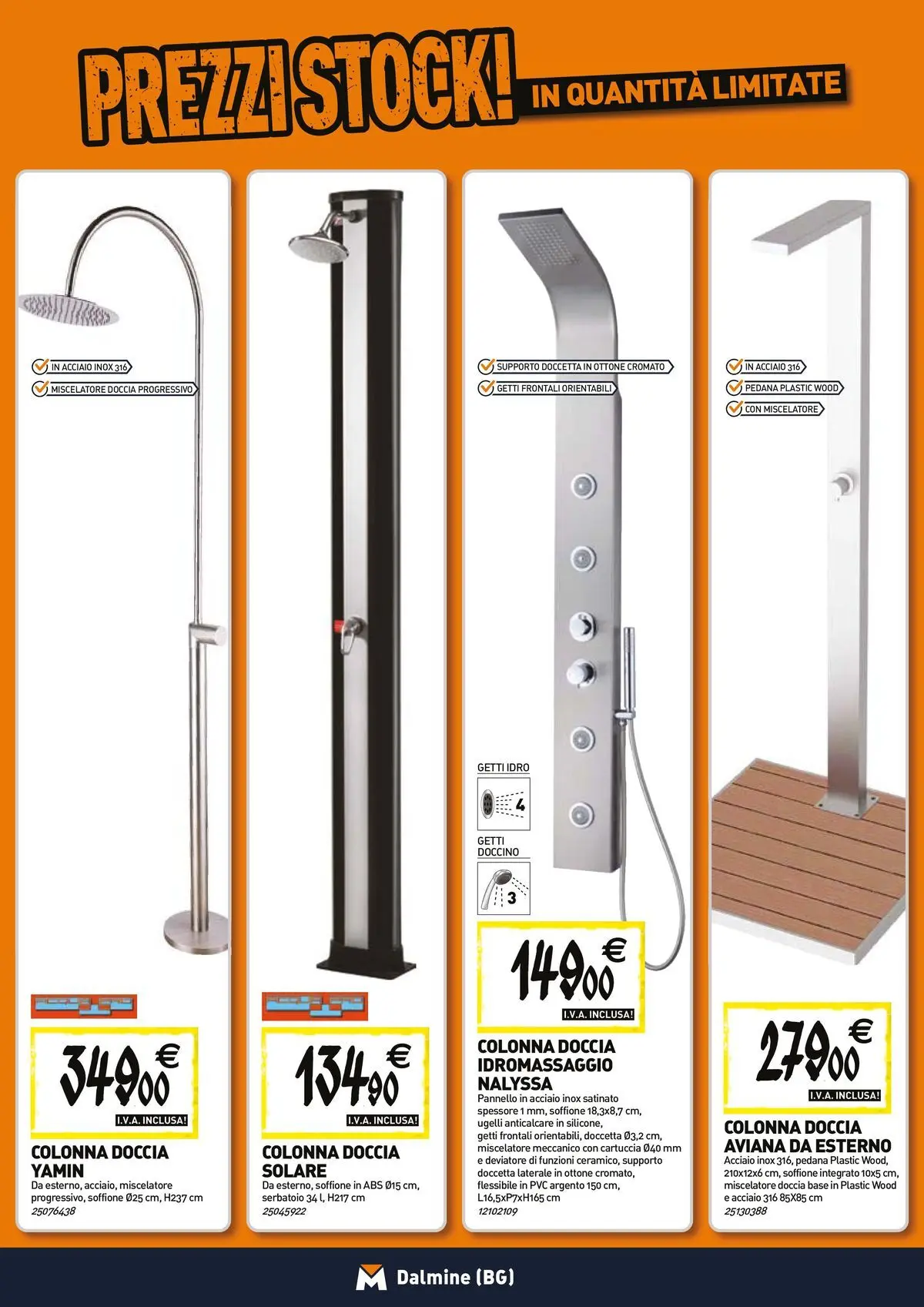 Nuovo TECNOMAT - Straordinari prezzi stock! dal 23/04/2026 > offerte anteprima 🛍️ | Pagina: 4 | Prodotti: Anticalcare, Miscelatore, Doccia