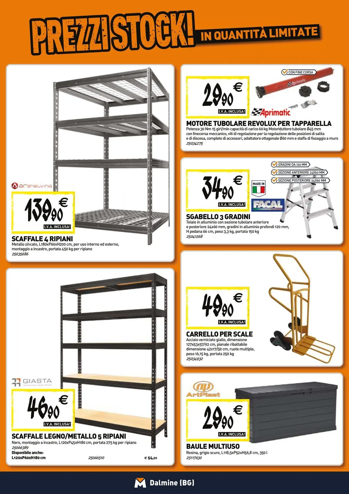 Nuovo TECNOMAT - Straordinari prezzi stock! dal 23/04/2026 > offerte anteprima 🛍️ | Pagina: 15 | Prodotti: Carrello, Baule, Adattatore, Alluminio