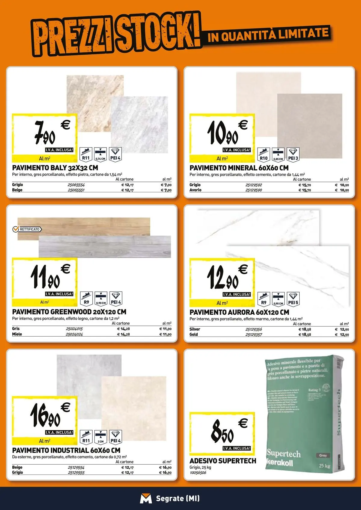 Nuovo TECNOMAT - Straordinari prezzi stock! dal 23/04/2026 > offerte anteprima 🛍️ | Pagina: 11 | Prodotti: Pavimento, Miele