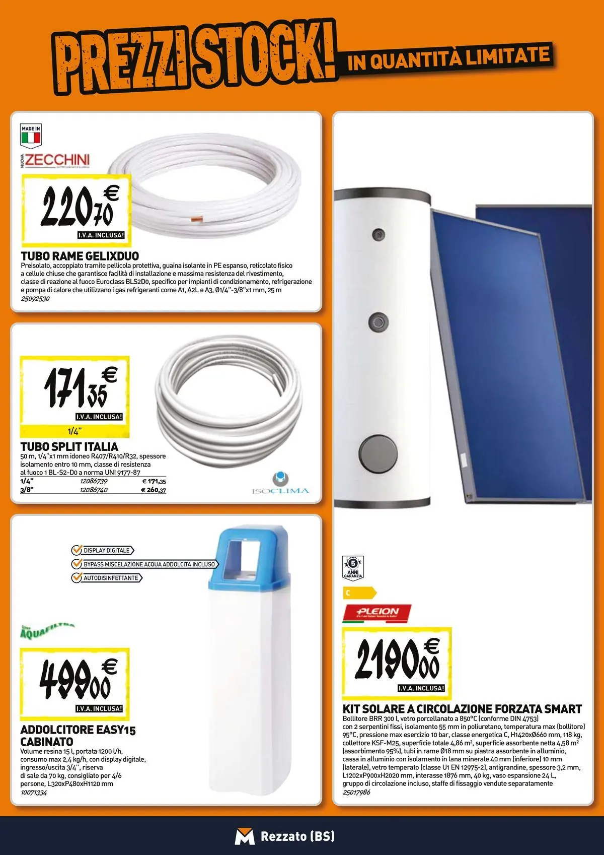 Nuovo TECNOMAT - Straordinari prezzi stock! dal 23/04/2026 > offerte anteprima 🛍️ | Pagina: 7 | Prodotti: Acqua, Sale, Tubo, Vaso